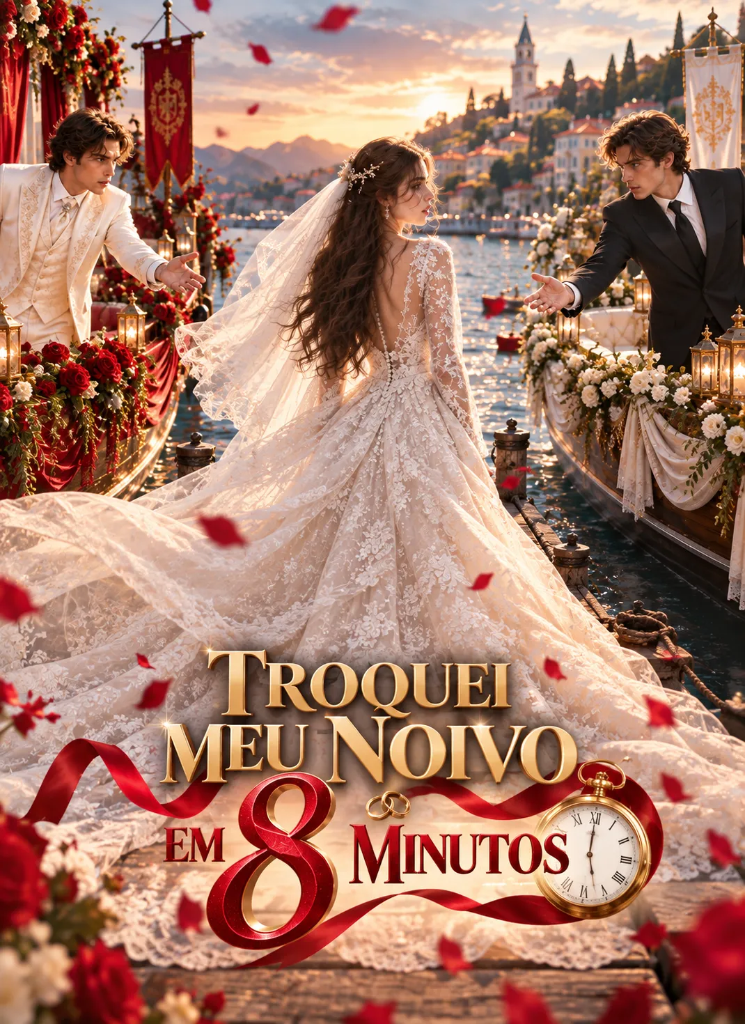 TROQUEI MEU NOIVO EM 8 MINUTOS short drama poster