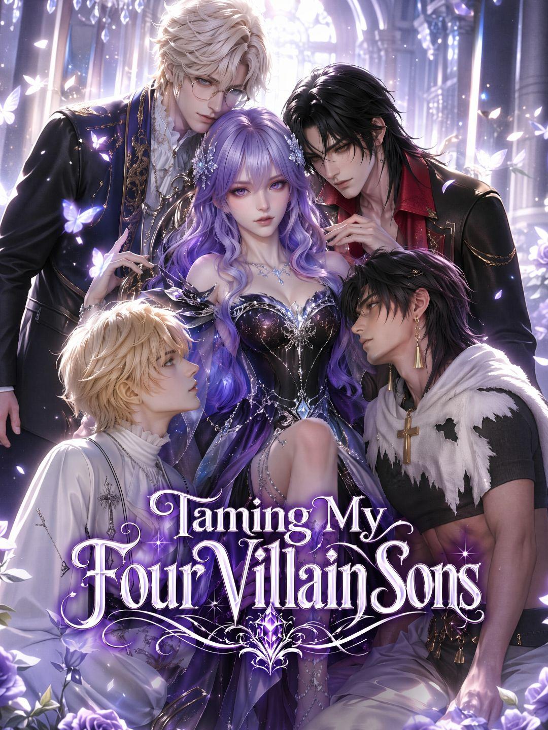 Taming My Four Villain Sons short drama poster