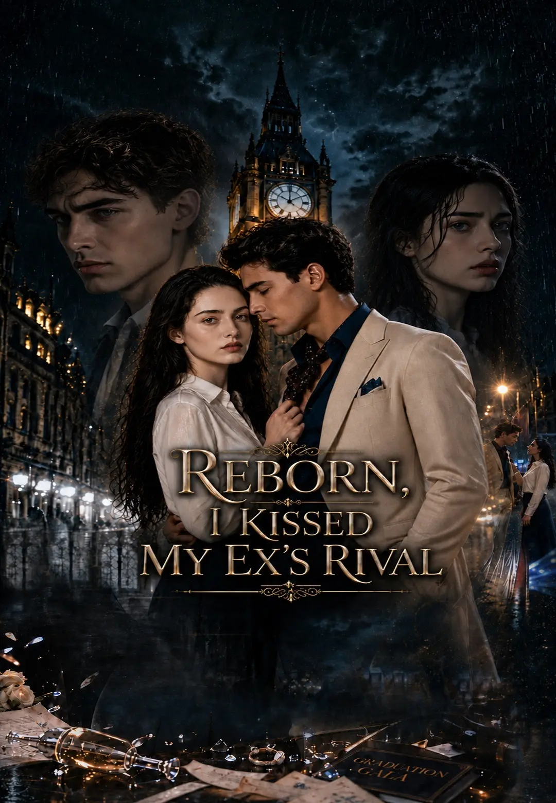 Reborn, I Kissed My Ex's Rival short drama poster
