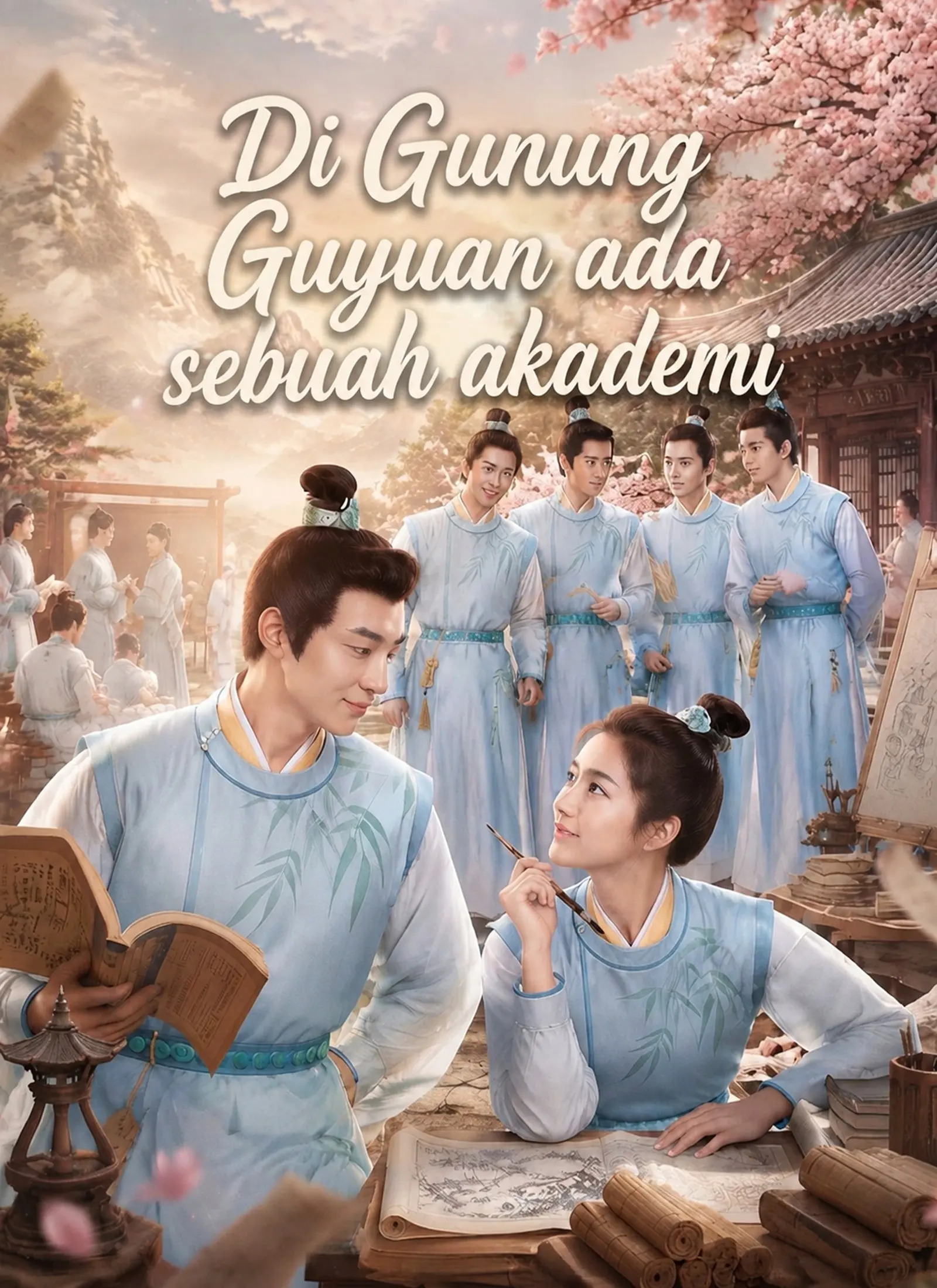 Di Gunung Guyuan ada sebuah akademi short drama poster