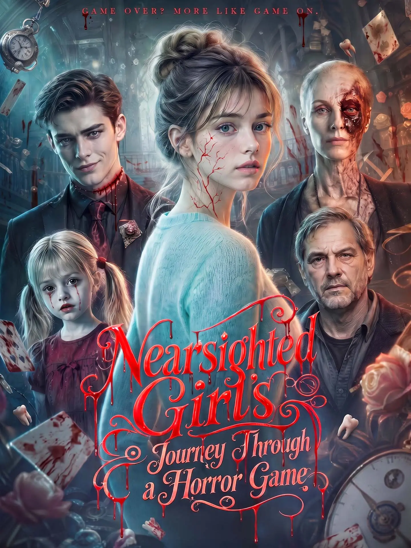 A Nearsighted Girl’s Journey Through a Horror Game short drama poster