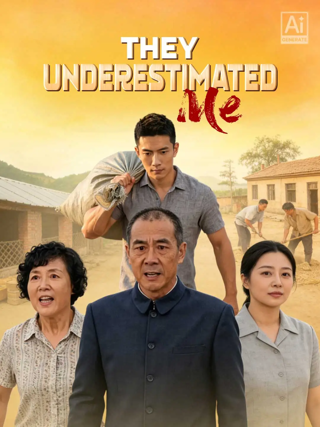They Underestimated Me short drama poster