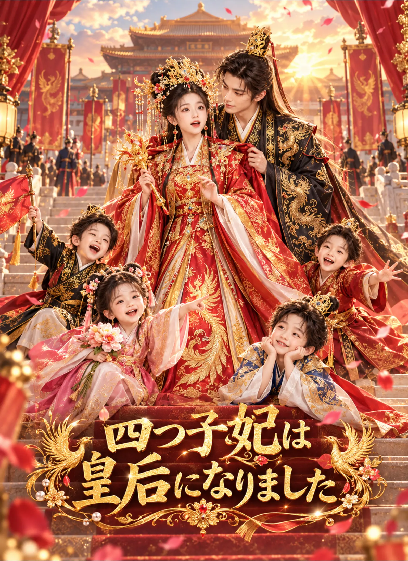 四つ子妃は皇后になりました short drama poster