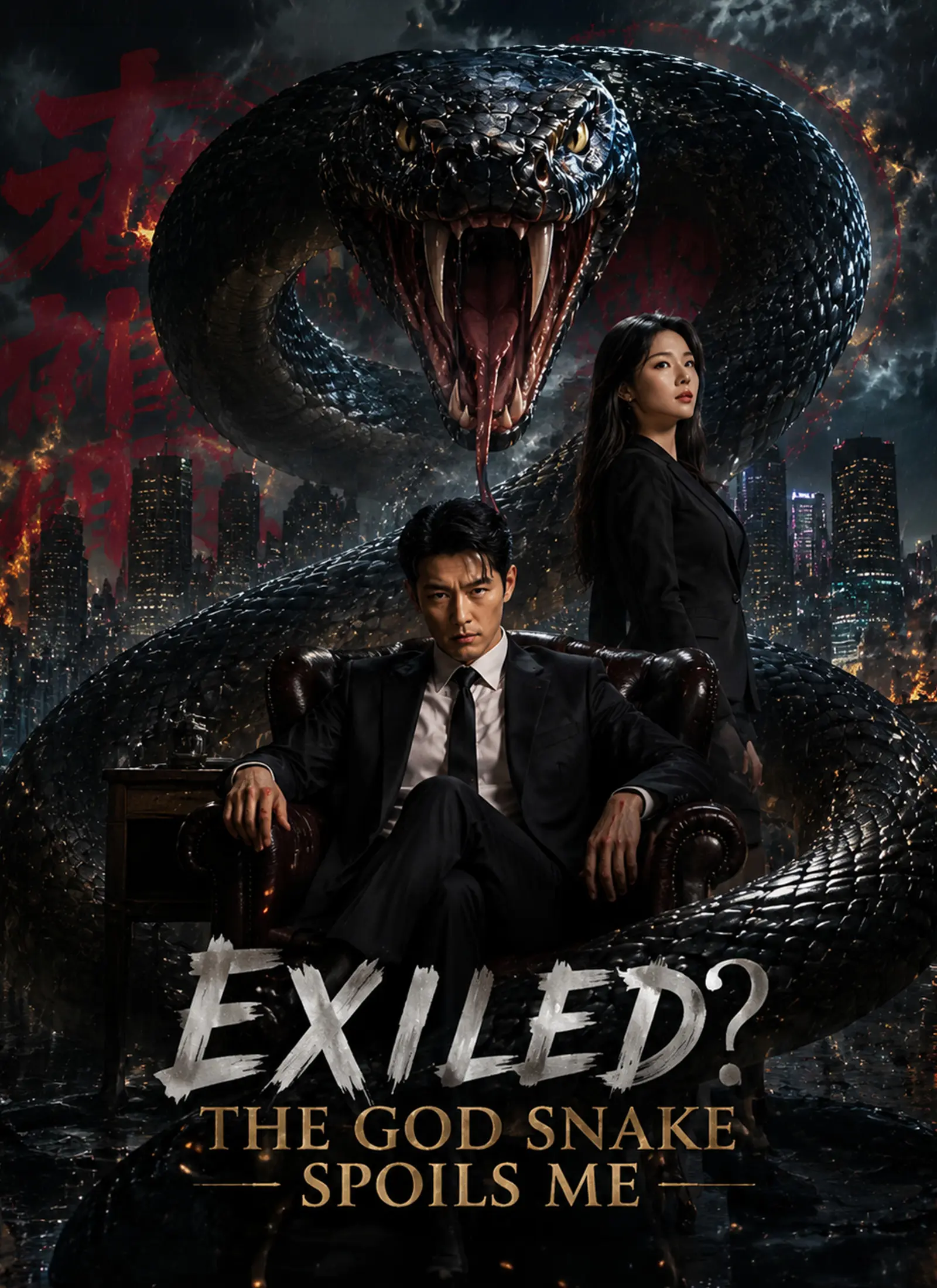 [Dubbed] Exiled? The God Snake Spoils Me short drama poster