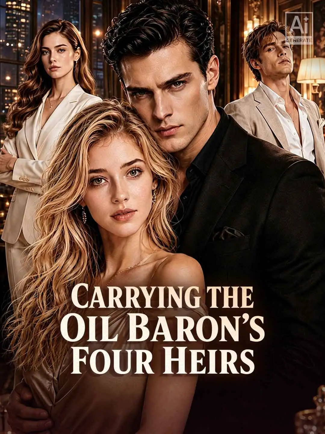 Carrying the Oil Baron's Four Heirs short drama poster