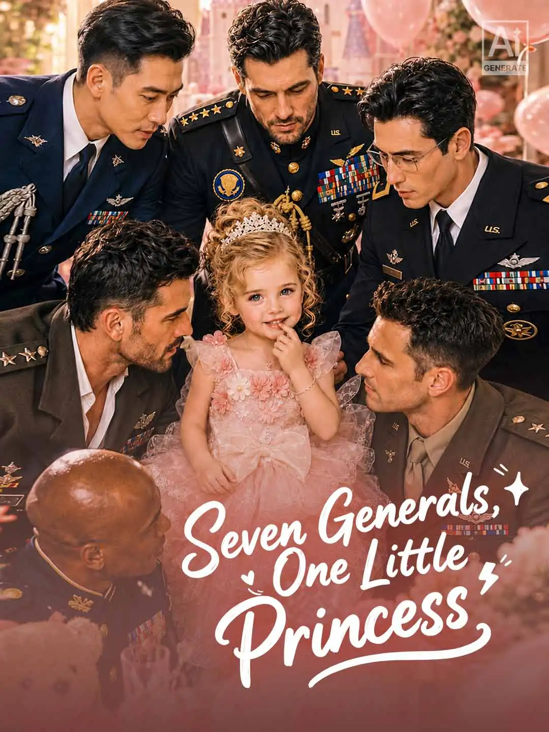 Seven Generals, One Little Princess short drama poster