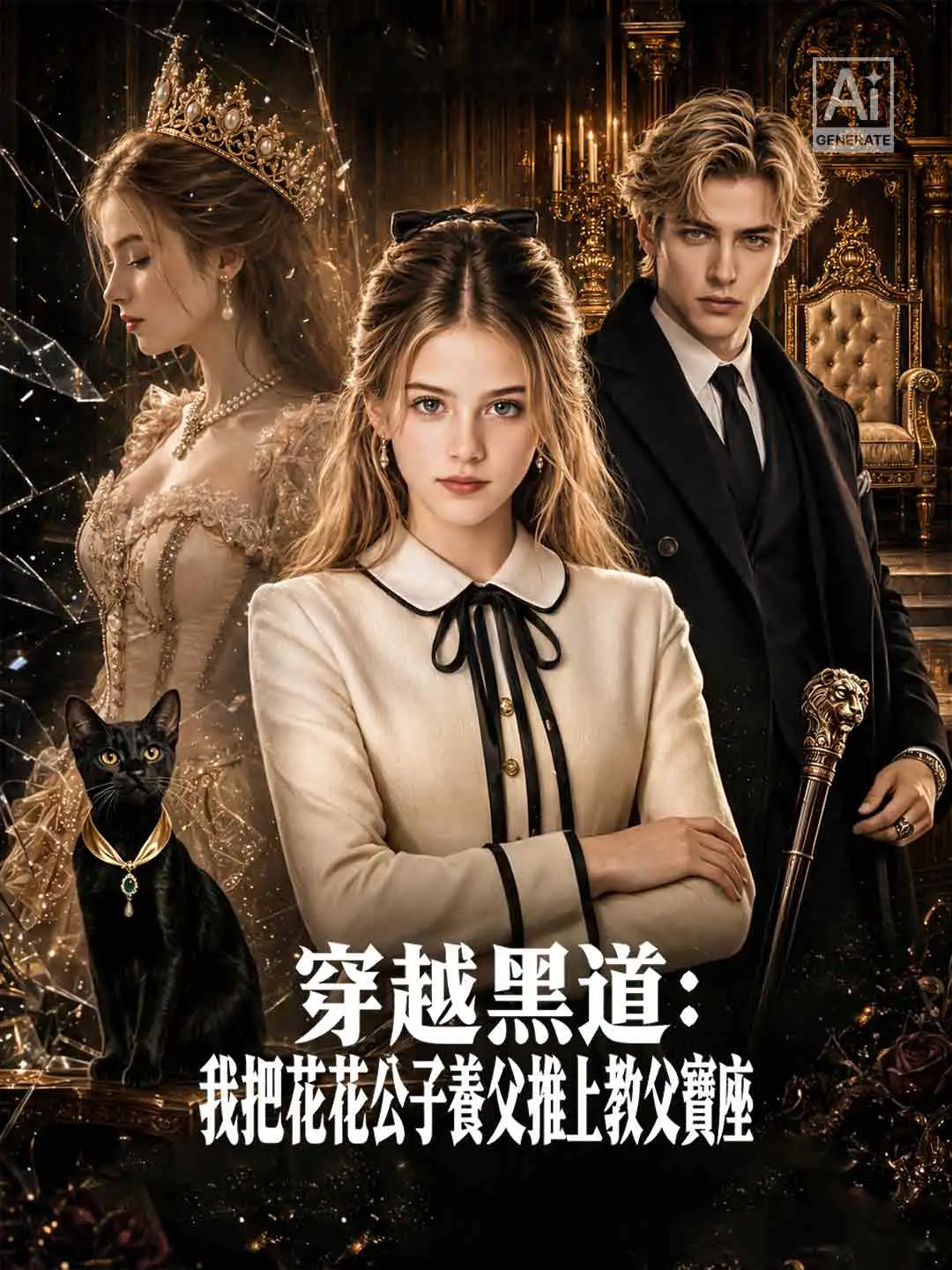 穿越黑道：我把花花公子養父推上教父寶座 short drama poster