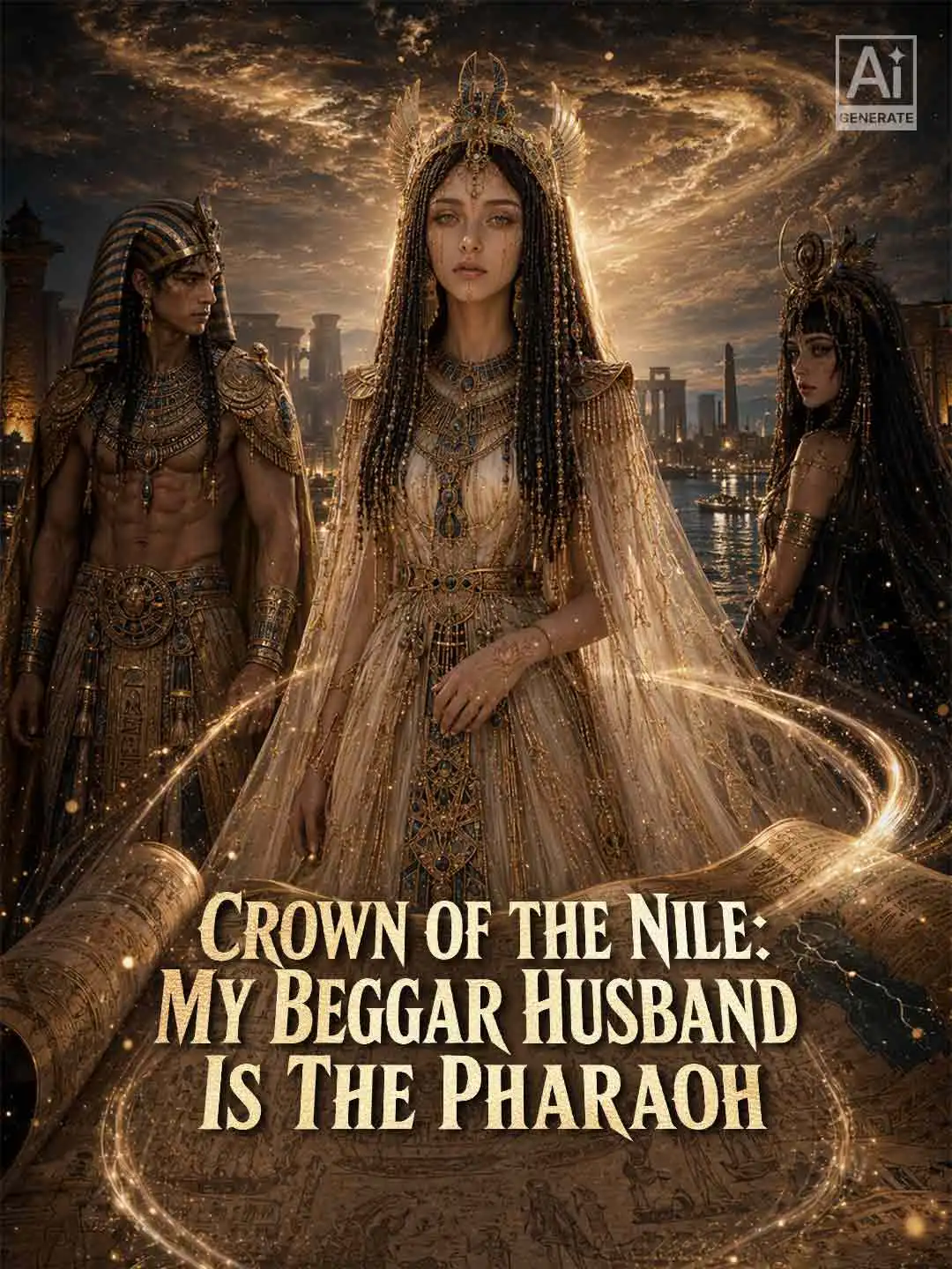Crown of the Nile: My Beggar Husband is the Pharaoh short drama poster