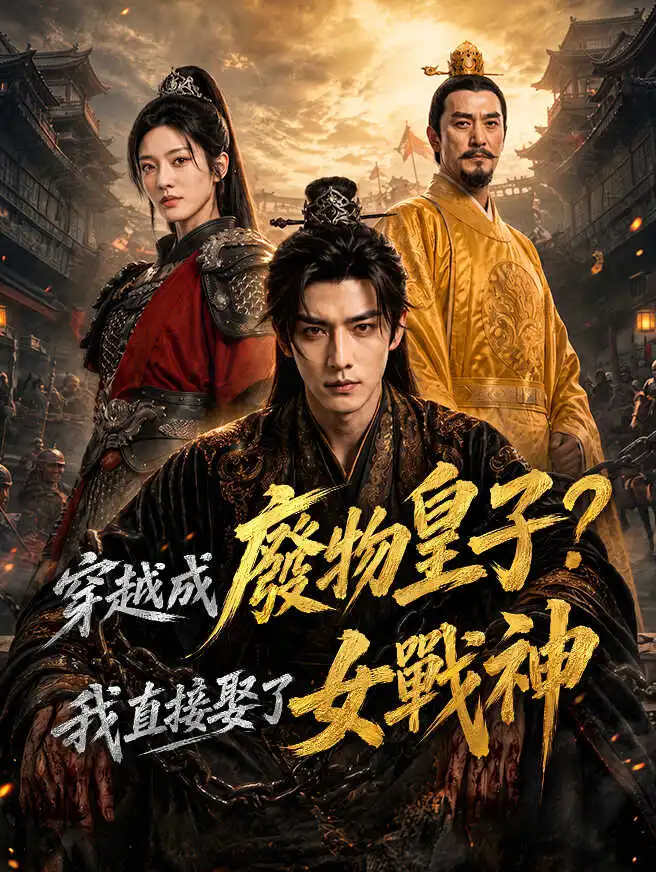 穿越成廢物皇子？我直接娶了女戰神 short drama poster