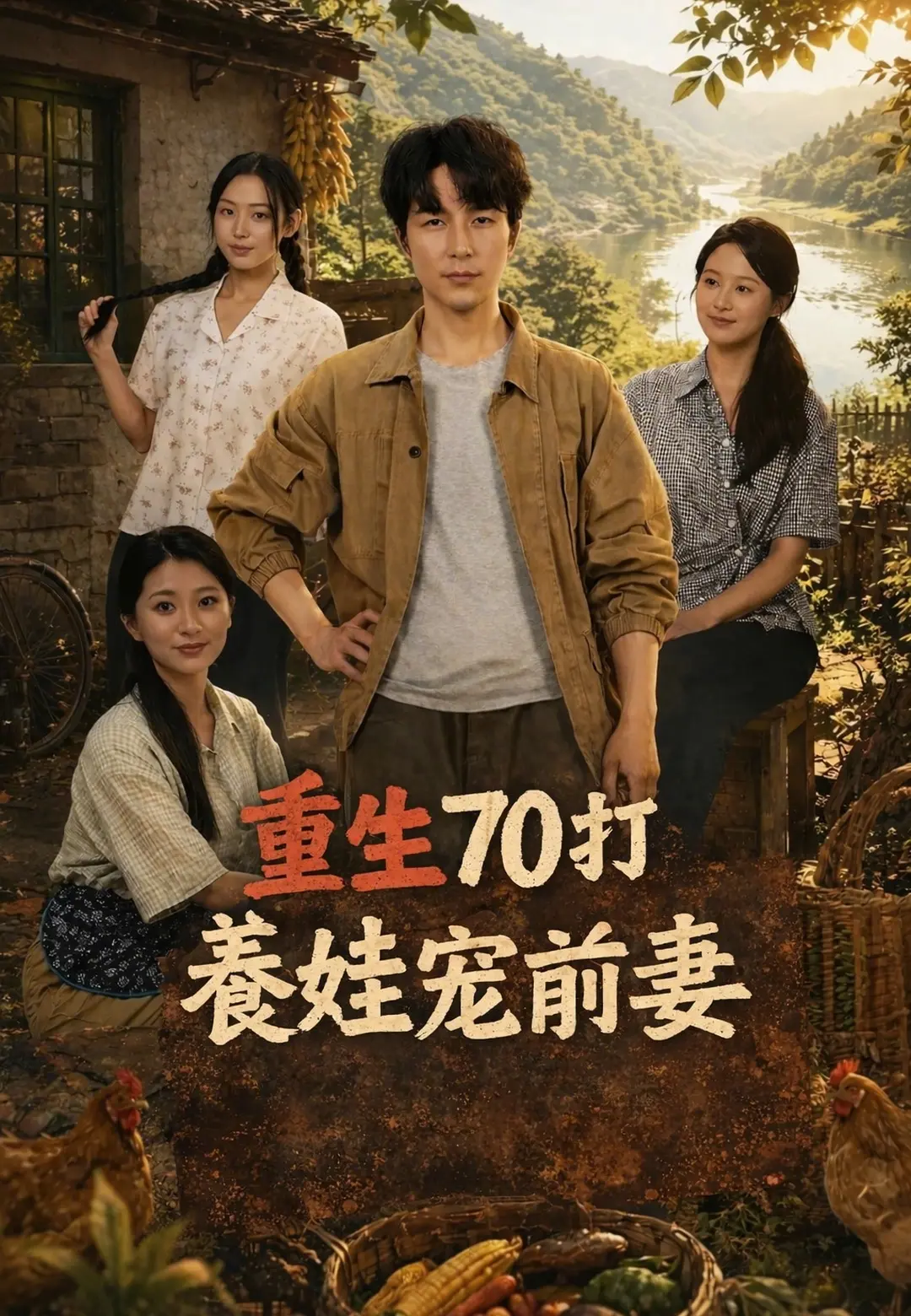 重生70打獵養娃寵前妻 short drama poster