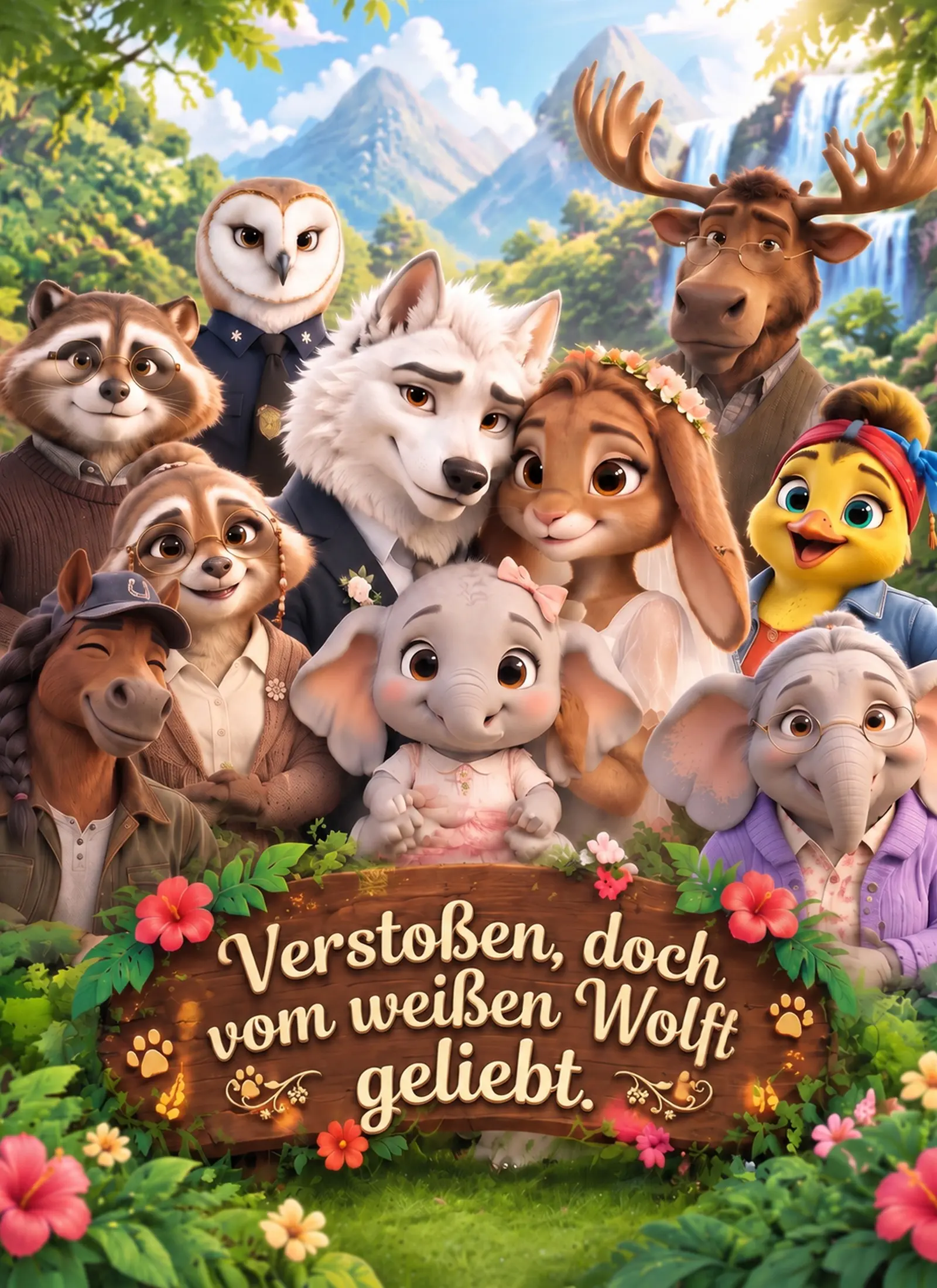 Verstoßen, doch vom weißen Wolf geliebt short drama poster