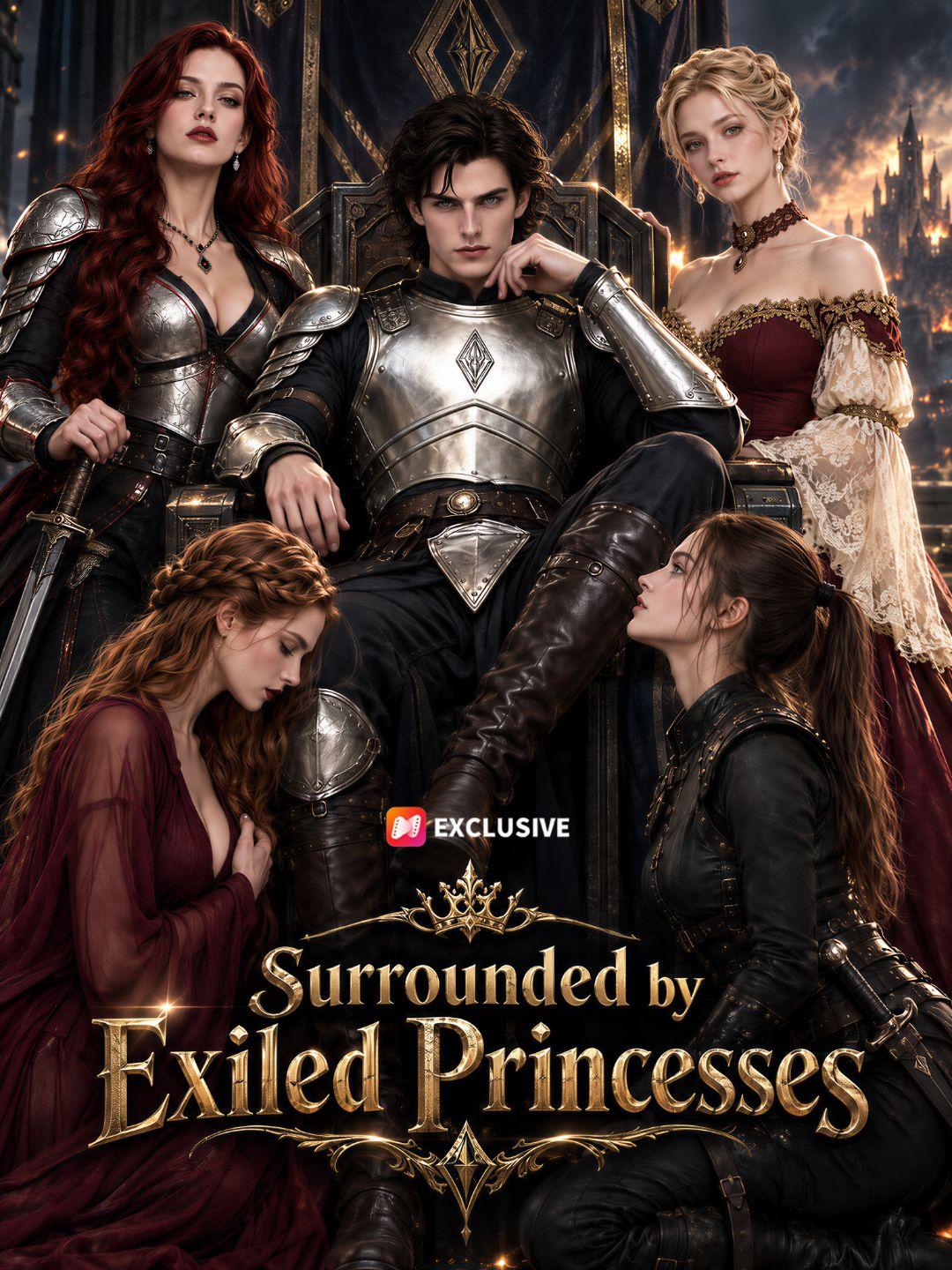 Surrounded by Exiled Princesses short drama poster