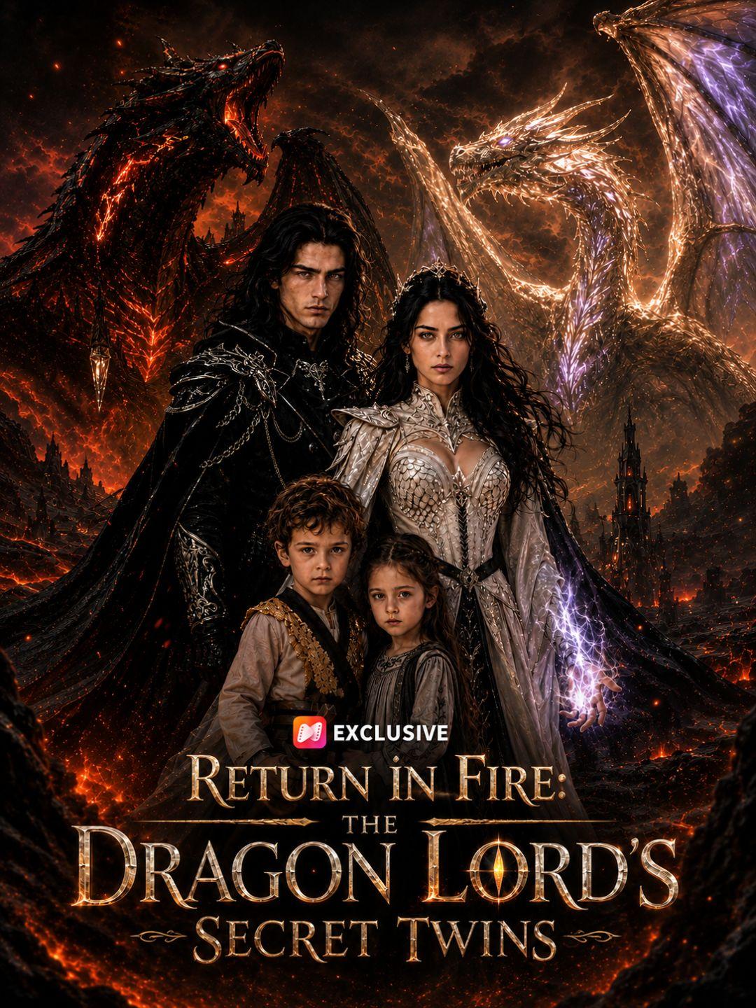 Return in Fire: The Dragon Lord’s Secret Twins short drama poster