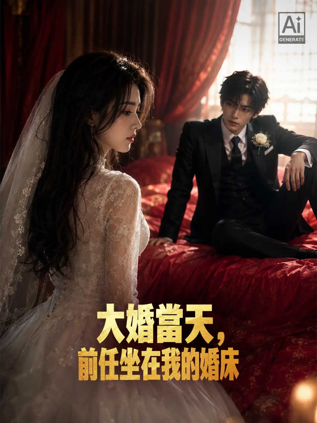 大婚當天，前任坐在我的婚床 short drama poster