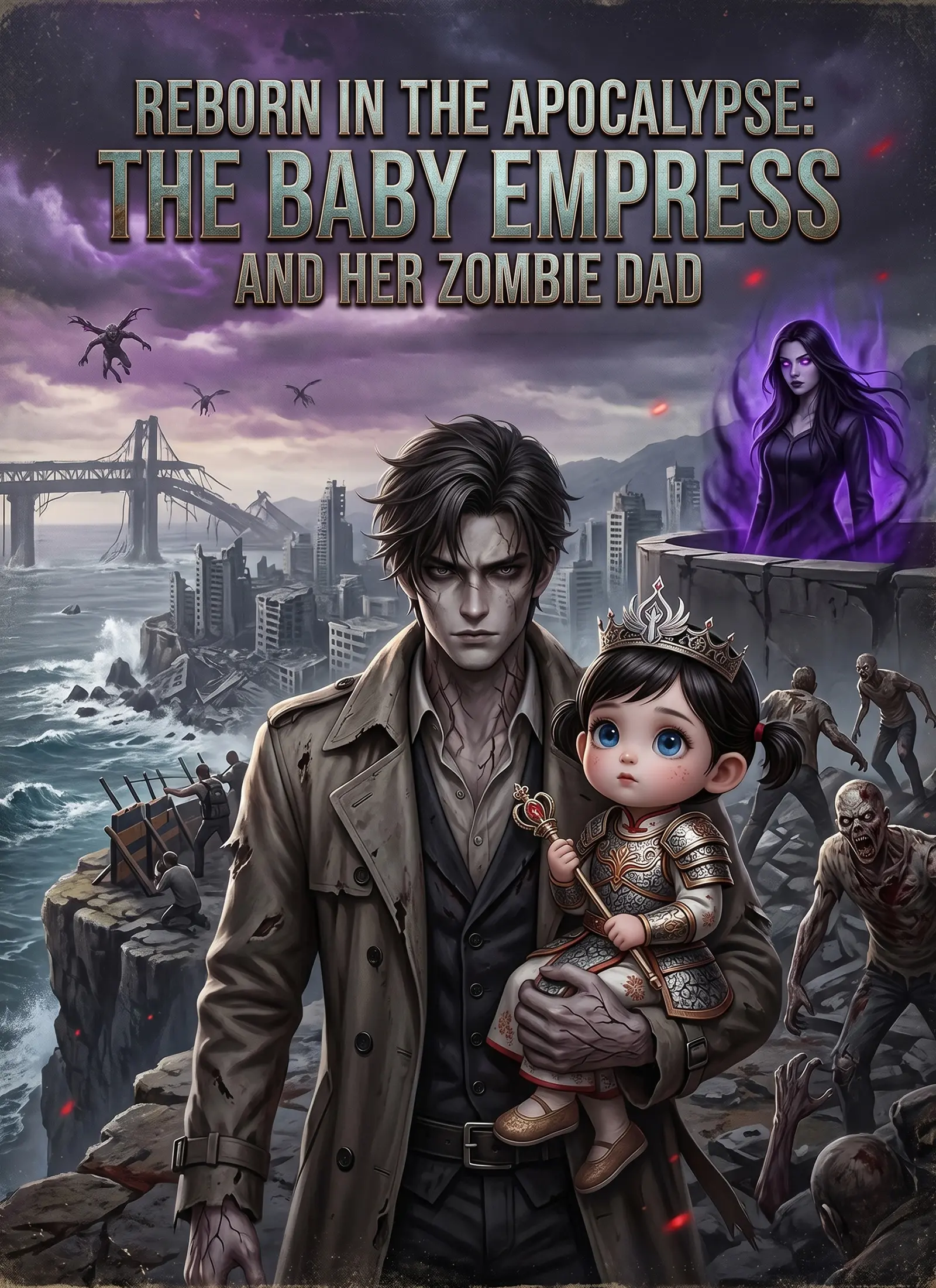[Dubbed] Reborn in the Apocalypse: The Baby Empress and Her Zombie Dad short drama poster