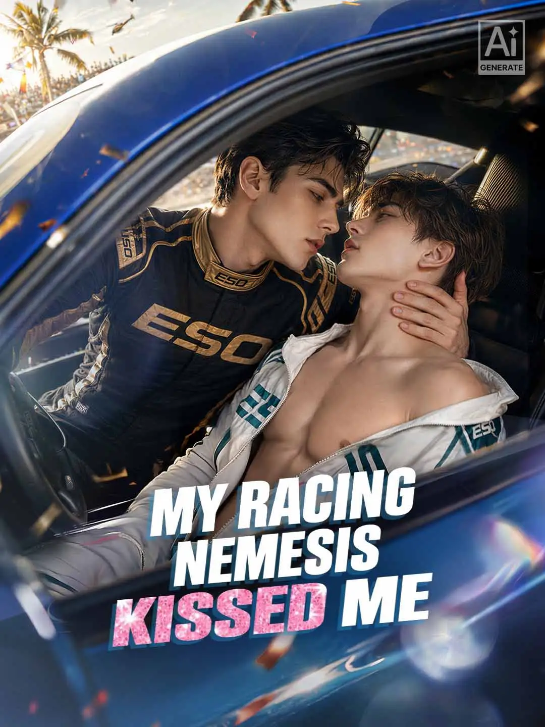 My Racing Nemesis Kissed Me short drama poster