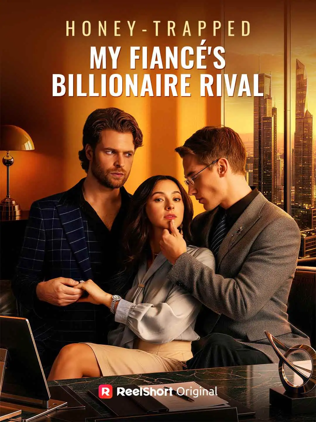 Honey-Trapped My Fiancé's Billionaire Rival short drama poster