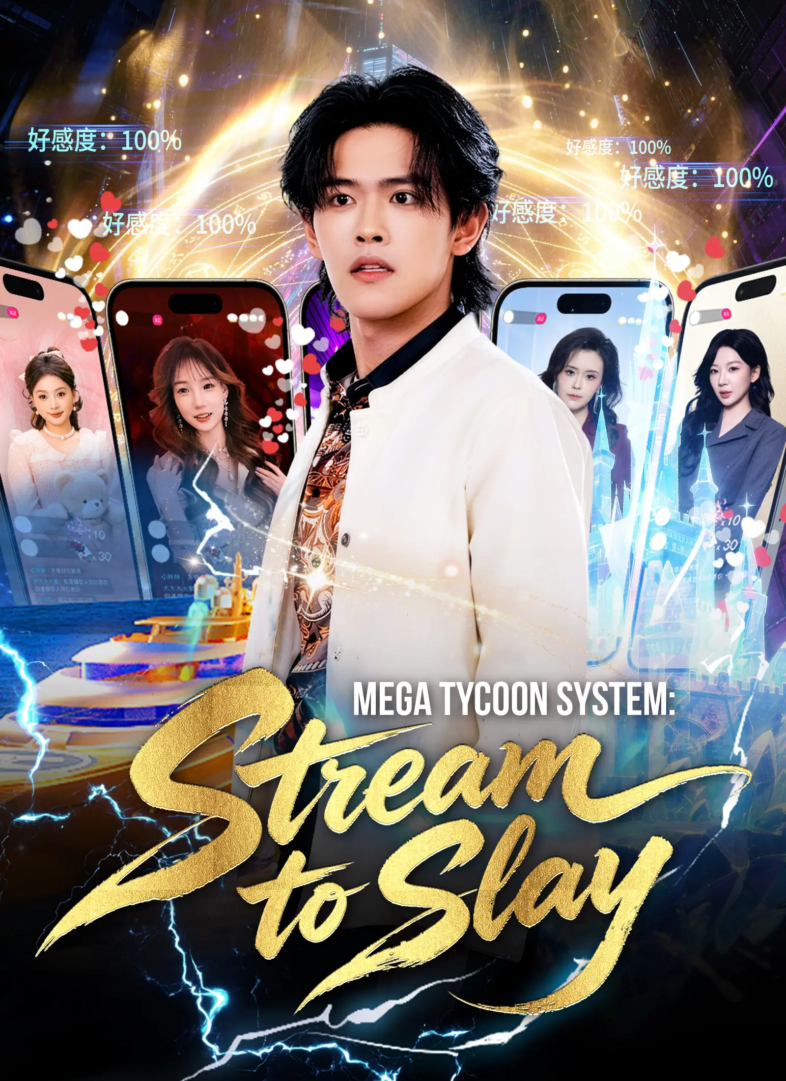 Mega Tycoon System: Stream to Slay short drama poster