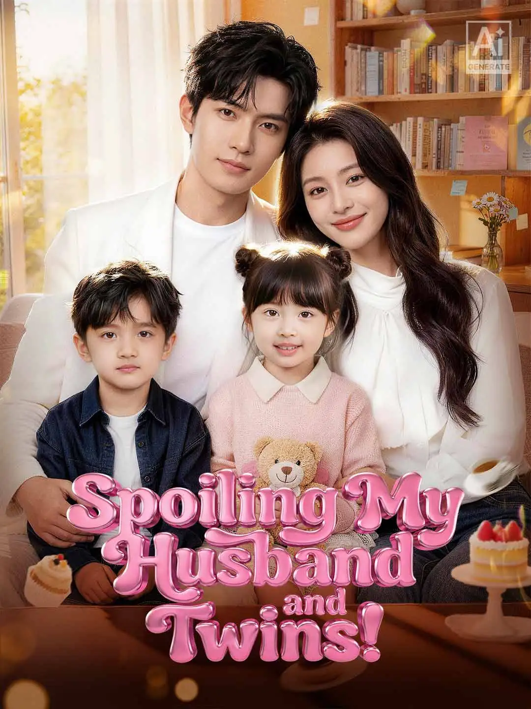 Spoiling My Husband and Twins! short drama poster