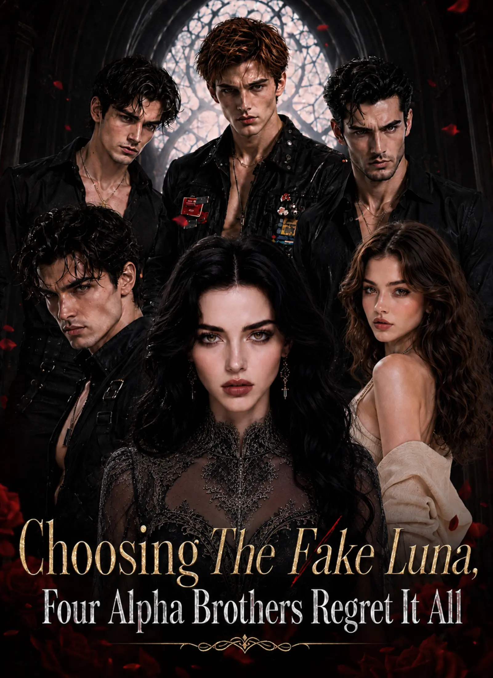Choosing The Fake Luna，Four Alpha Brothers Regret It All short drama poster
