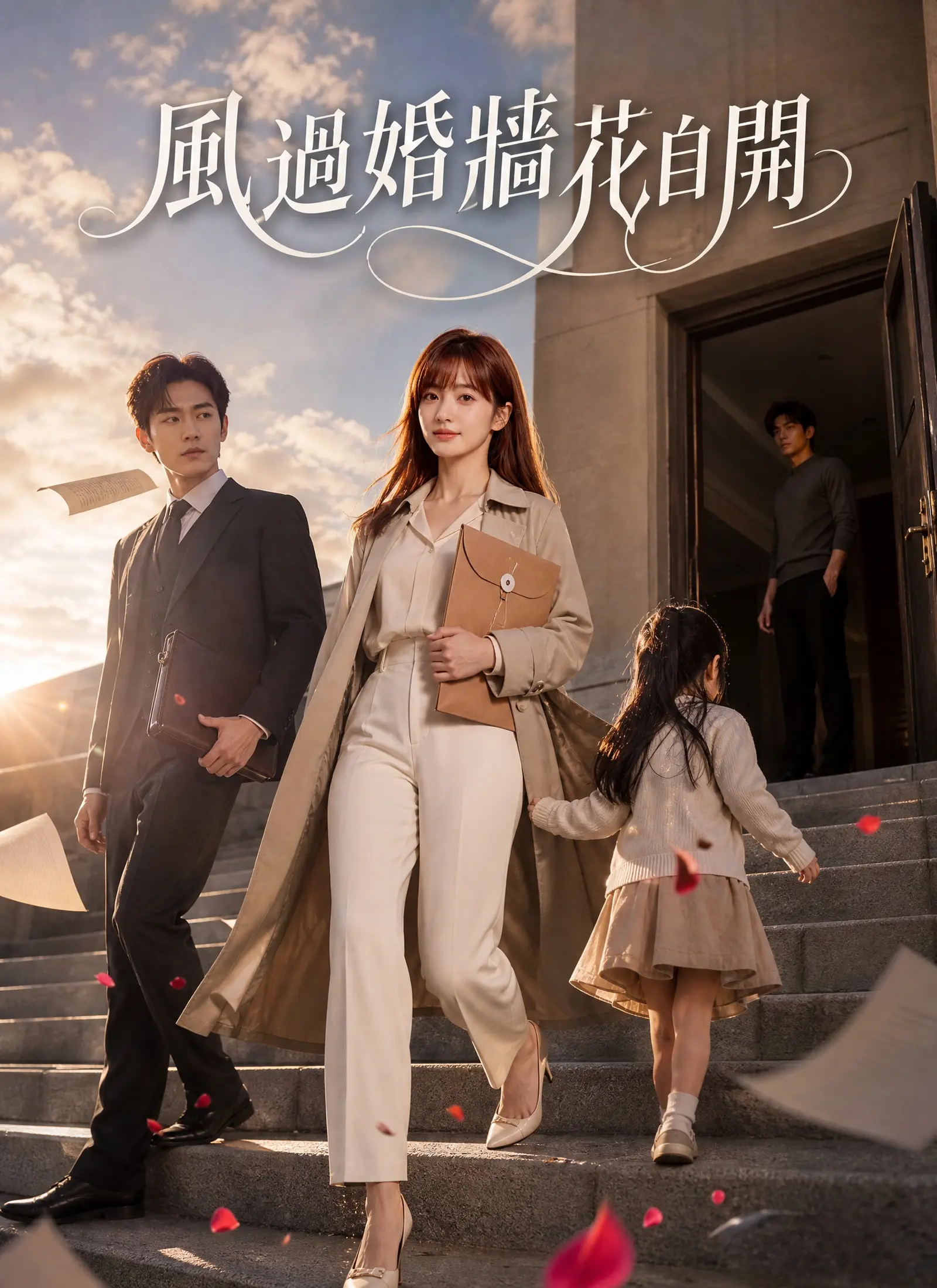 風過婚牆花自開 short drama poster
