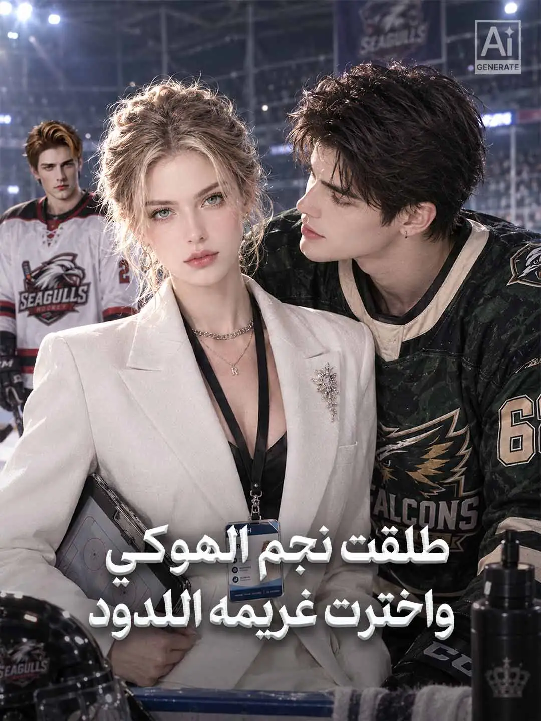 طلقت نجم الهوكي واخترت غريمه اللدود short drama poster