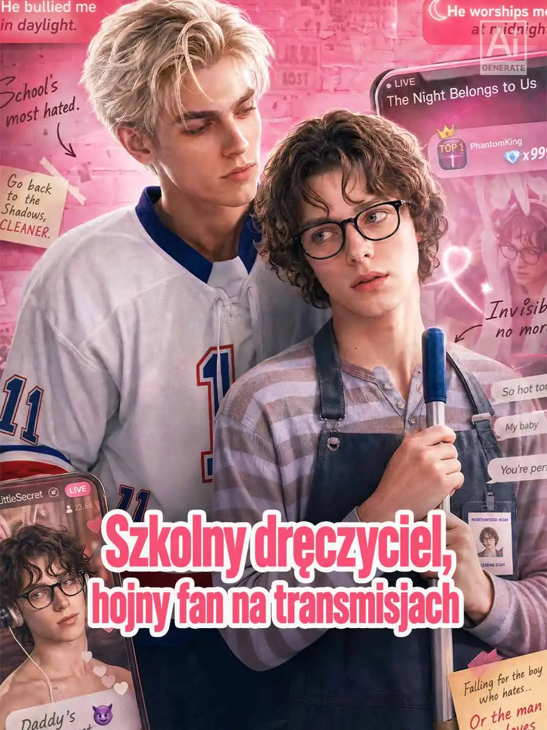 Szkolny dręczyciel, hojny fan na transmisjach short drama poster