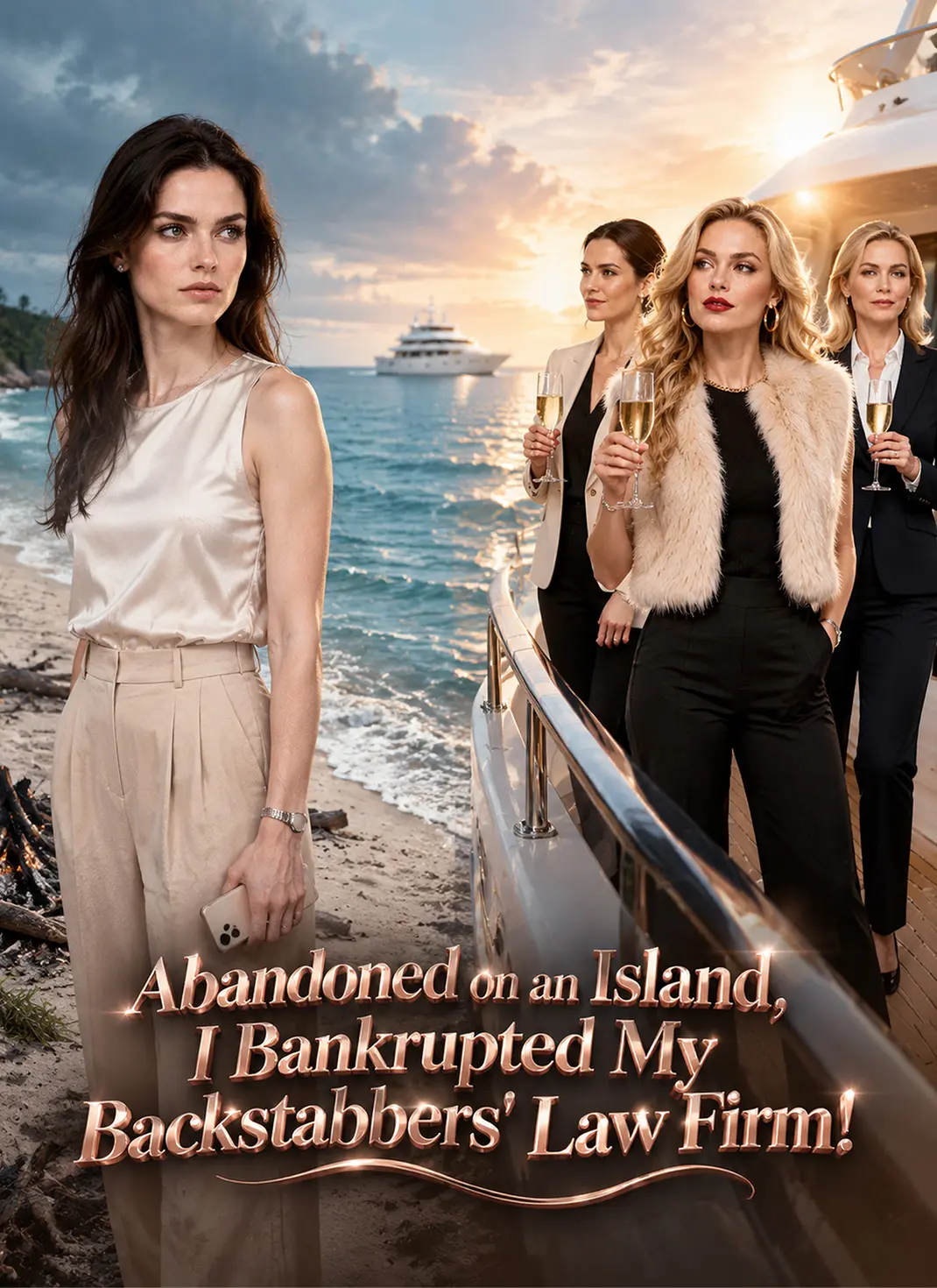 Abandoned on an Island, I Bankrupted My Backstabbers' Law Firm! short drama poster