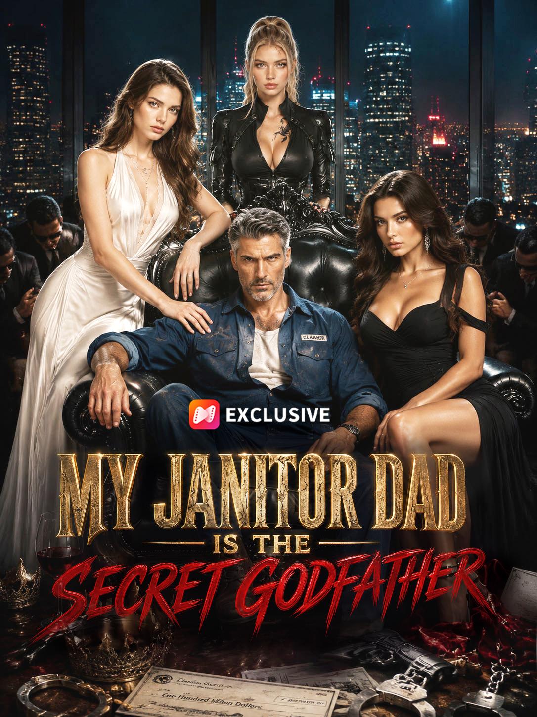 My Janitor Dad is the Secret Godfather short drama poster