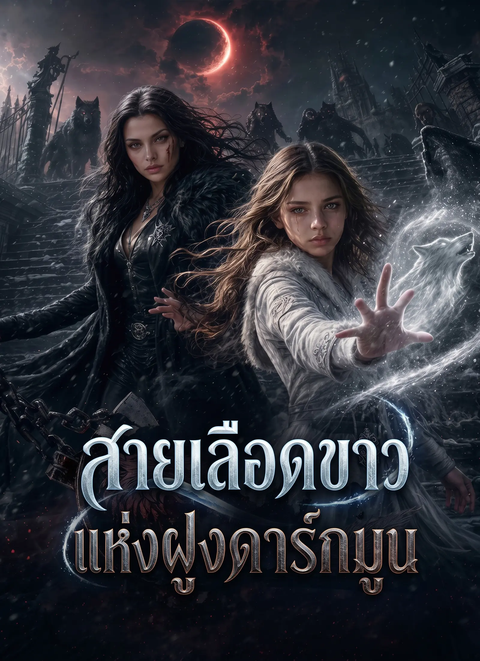 สายเลือดขาวแห่งฝูงดาร์กมูน short drama poster