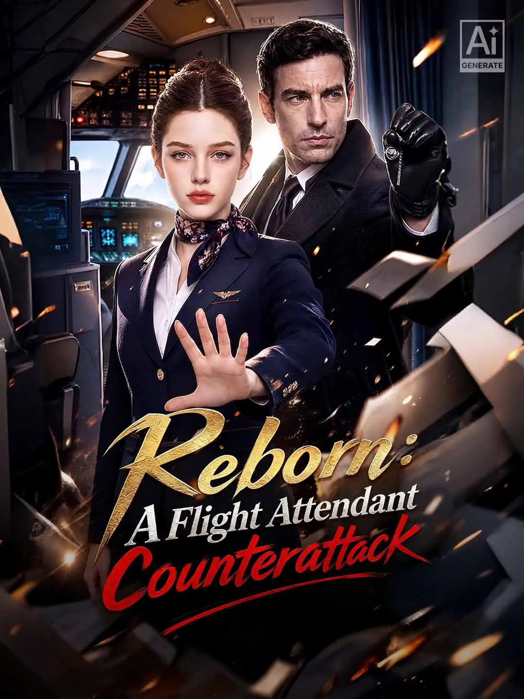Reborn: A Flight Attendant Counterattack short drama poster