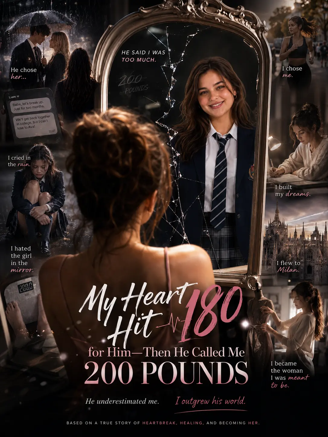 My Heart Hit 180 for Him,Then He Called Me 200 Pounds short drama poster