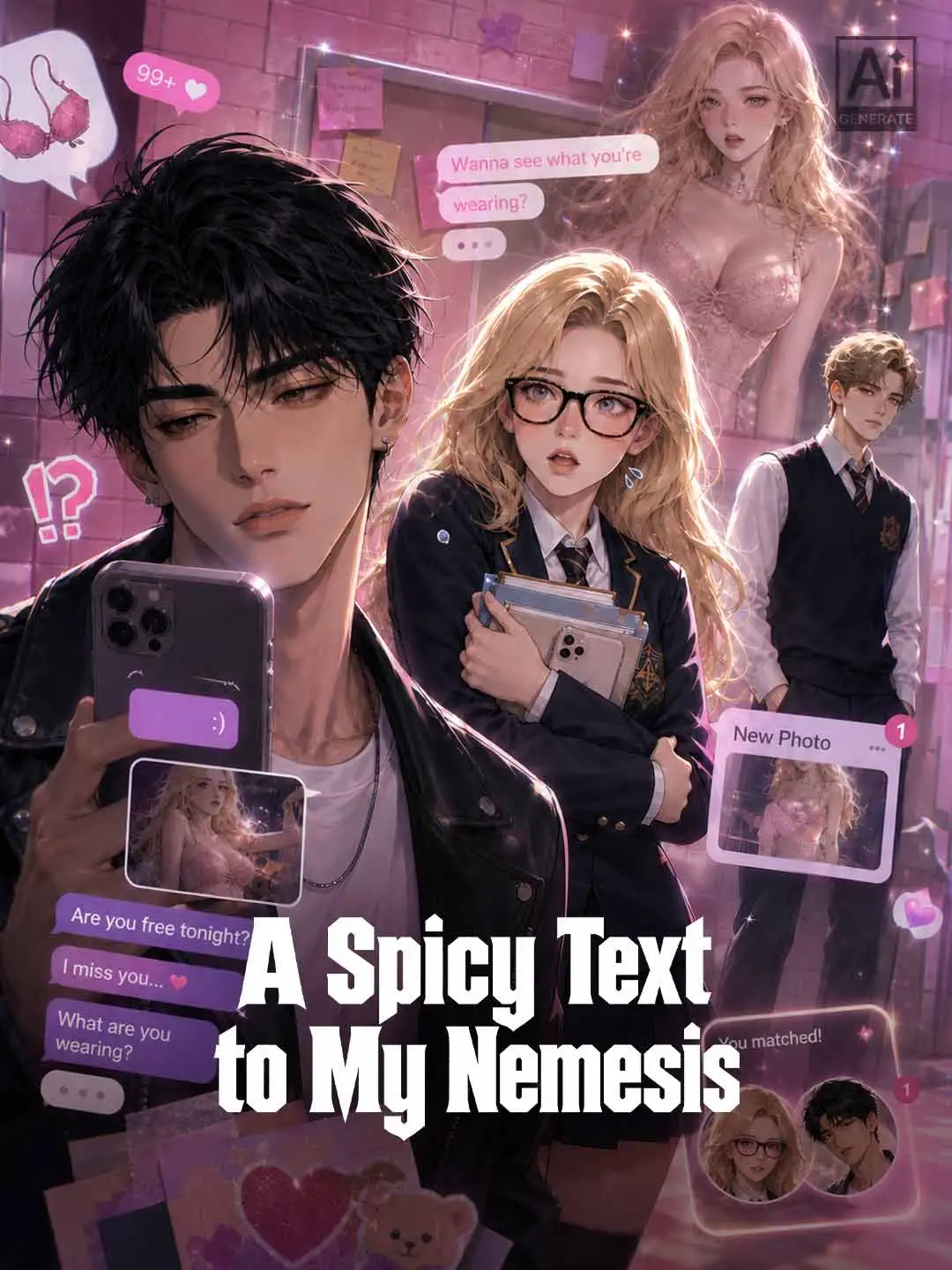 A Spicy Text to My Nemesis short drama poster