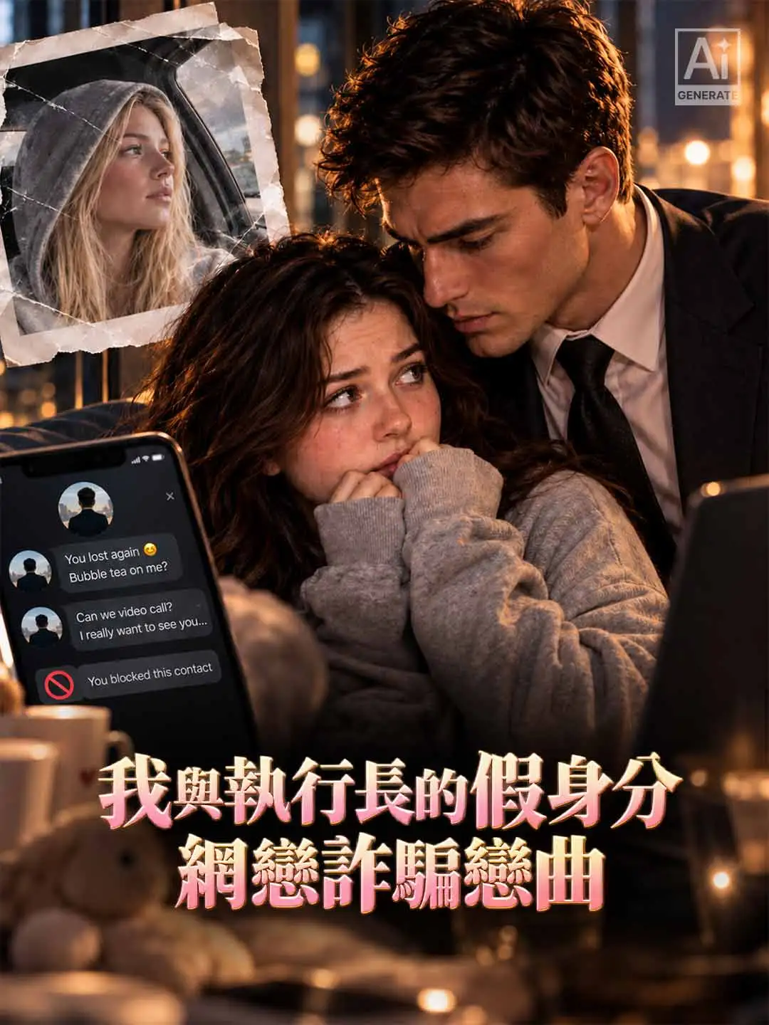我與執行長的假身分網戀詐騙戀曲 short drama poster