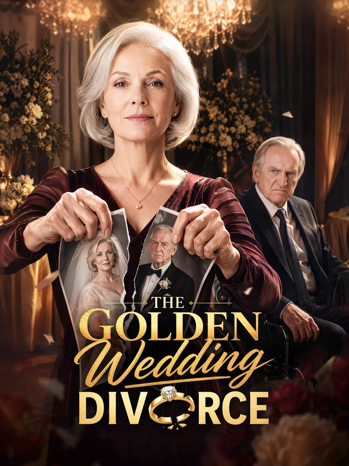 The golden wedding divorce short drama poster