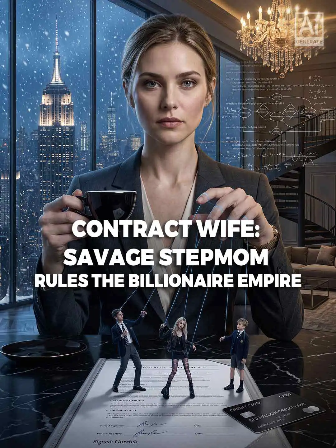 Contract Wife: Savage Stepmom Rules the Billionaire Empire short drama poster