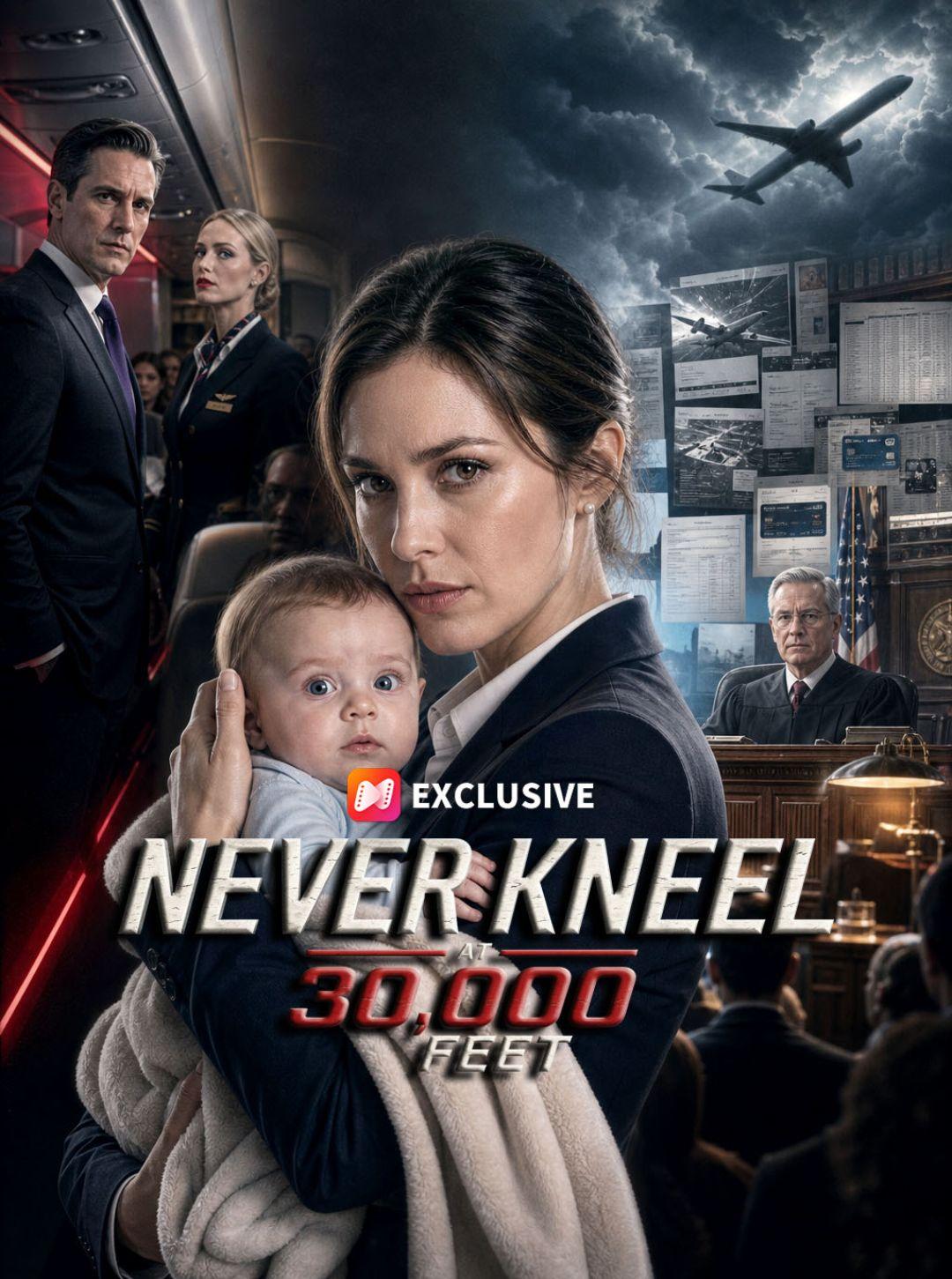 Never Kneel at 30,000 Feet short drama poster