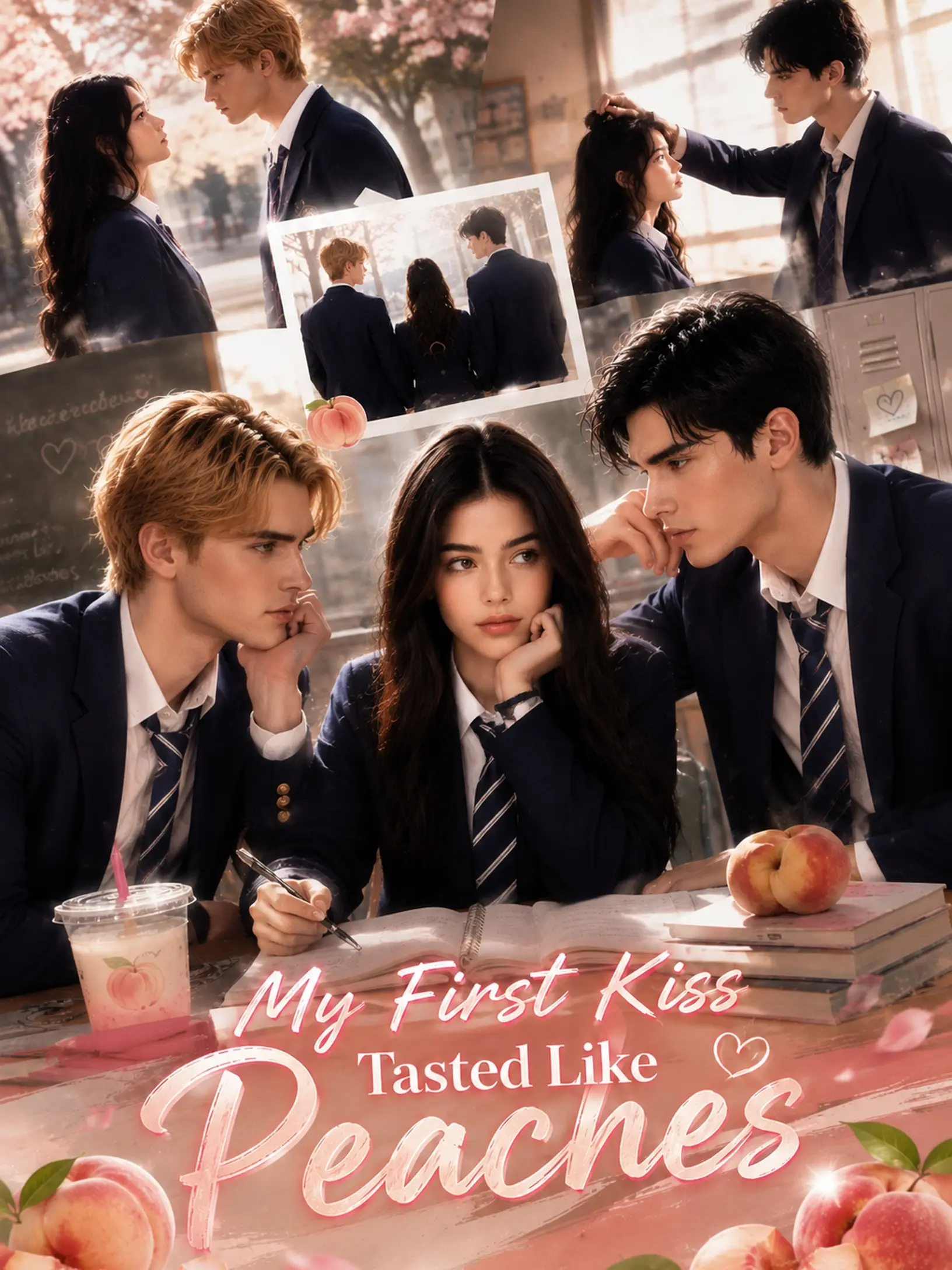 My First Kiss Tasted Like Peaches short drama poster