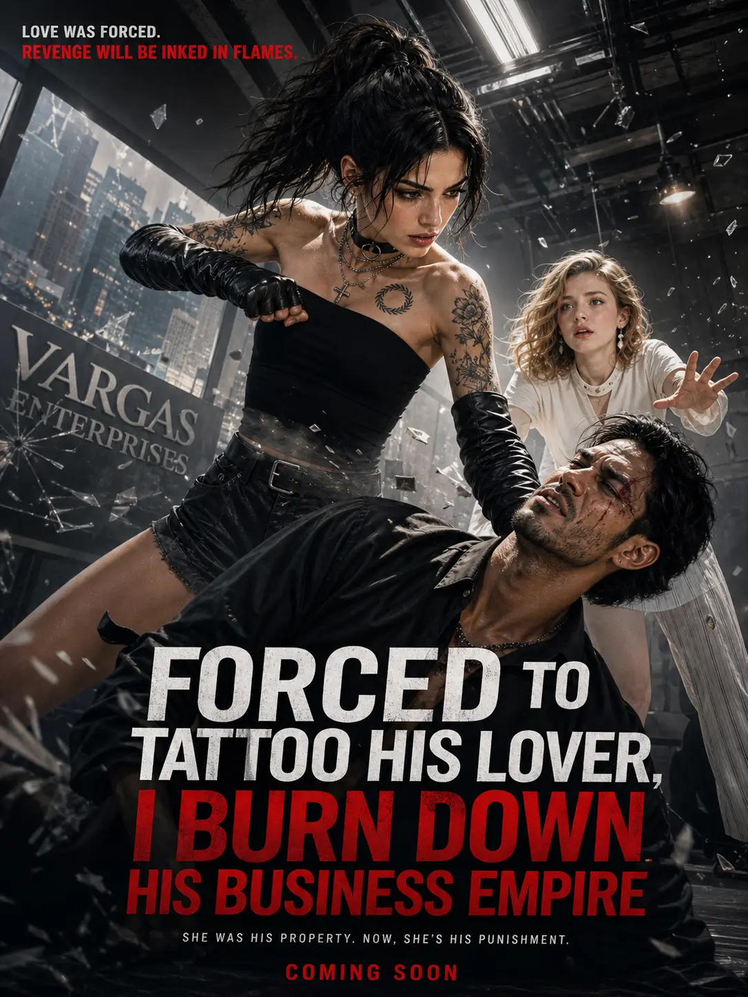 Forced to Tattoo His Lover, I Burn Down His Business Empire short drama poster
