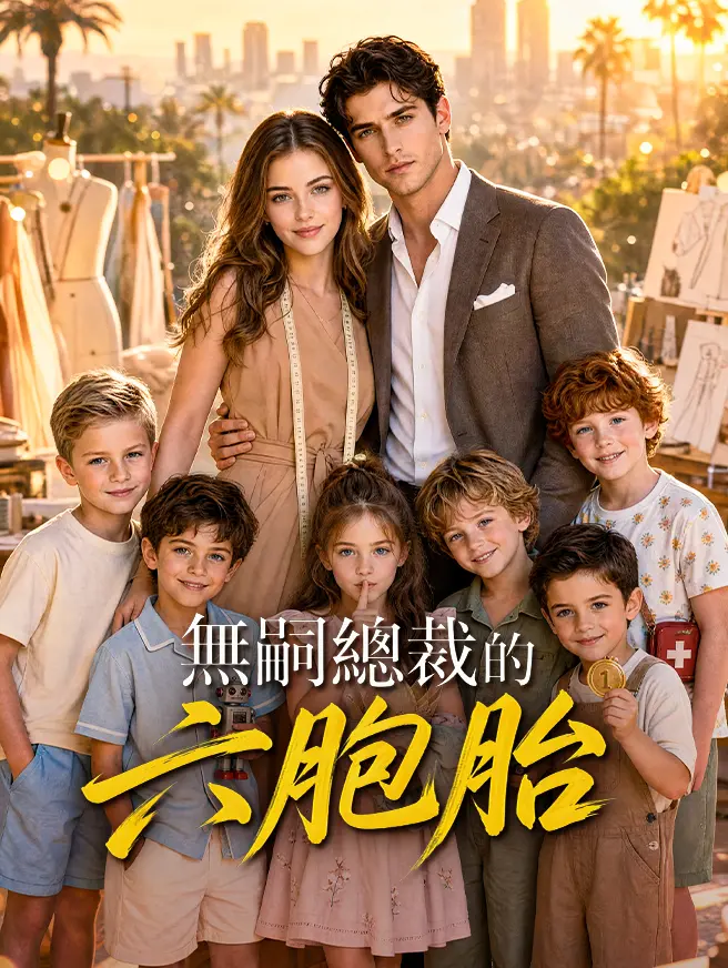 無嗣總裁的六胞胎 short drama poster