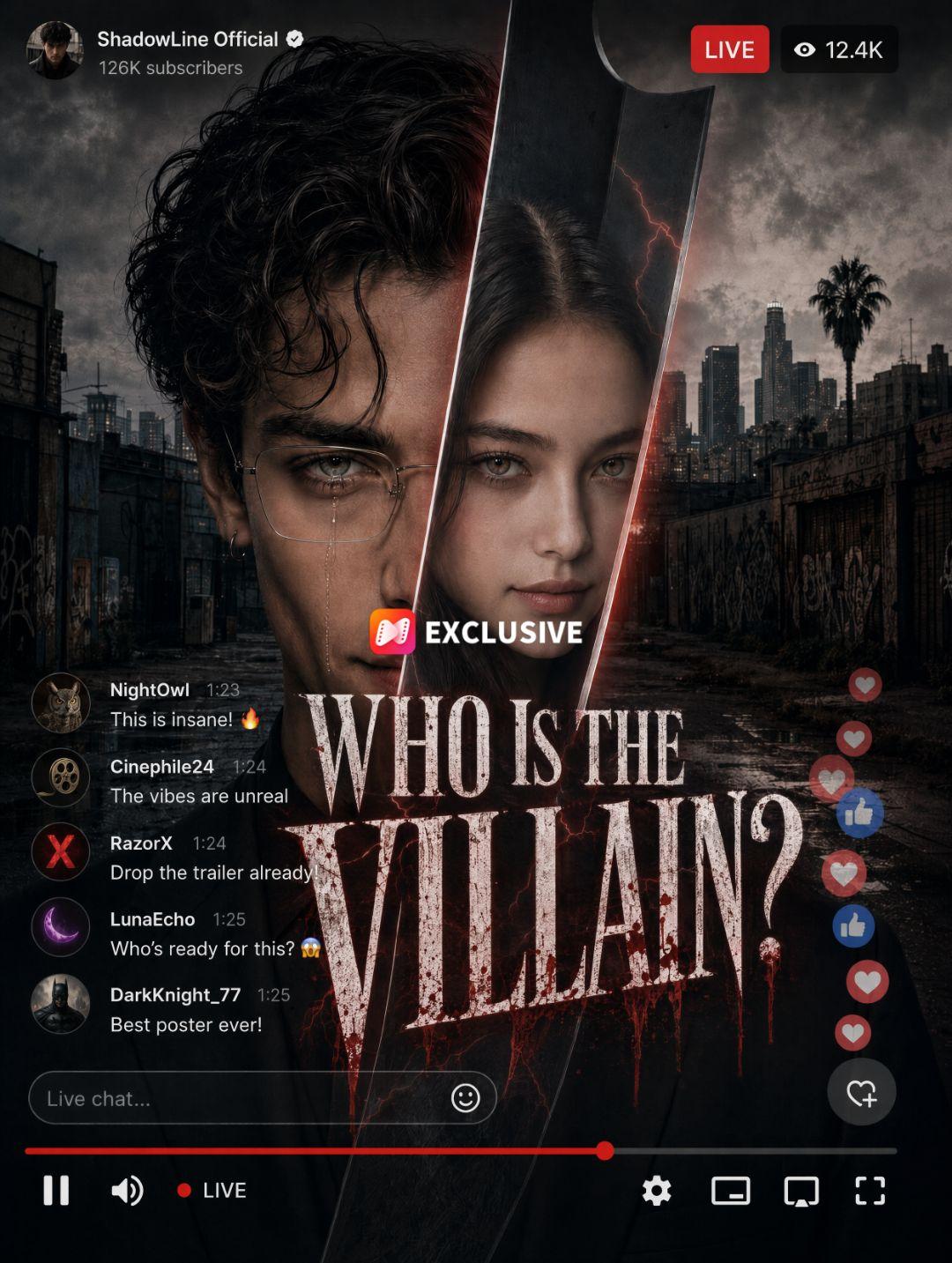 Who Is the Villain? short drama poster