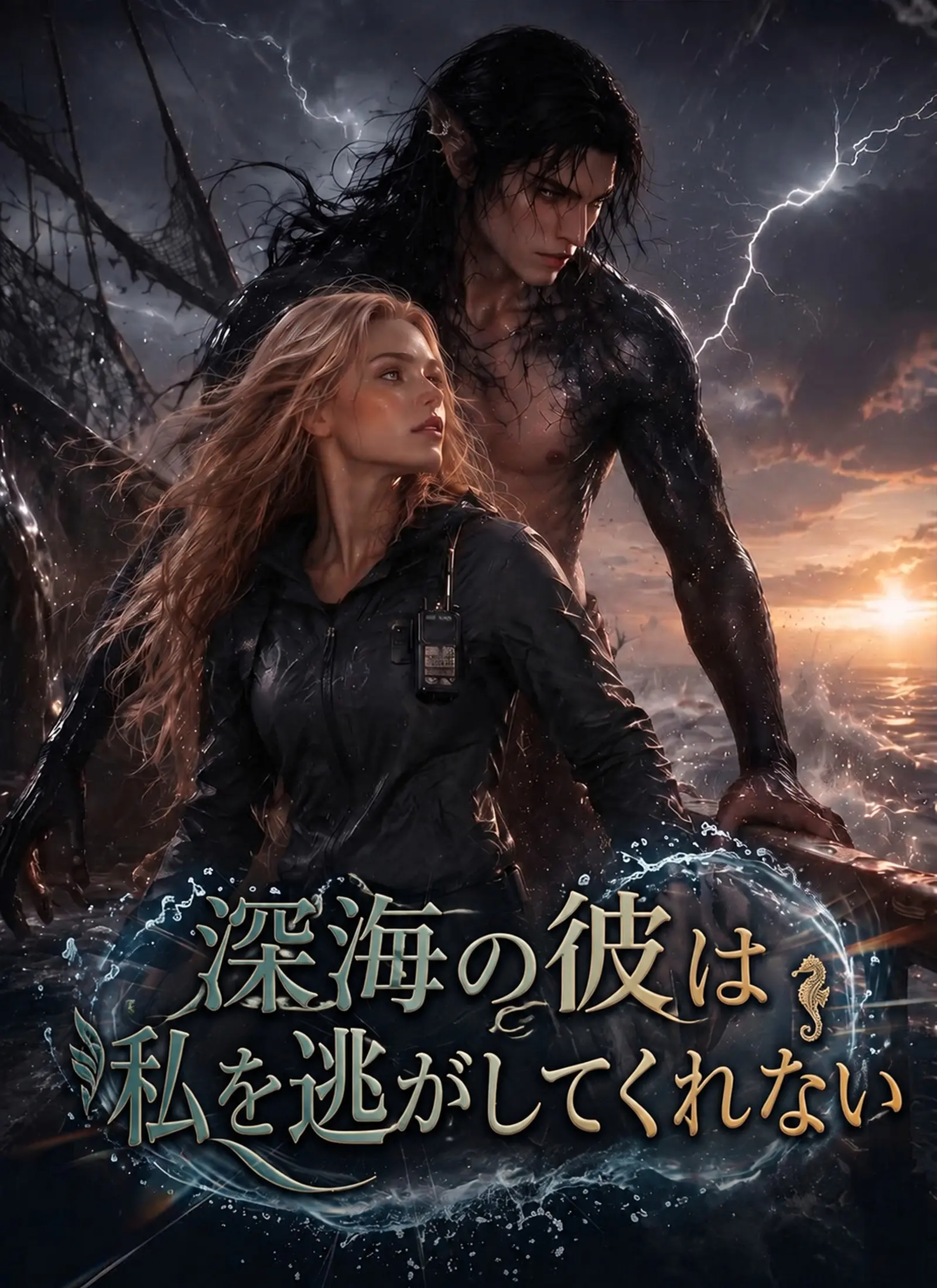 [吹替]深海の彼は私を逃がしてくれない short drama poster
