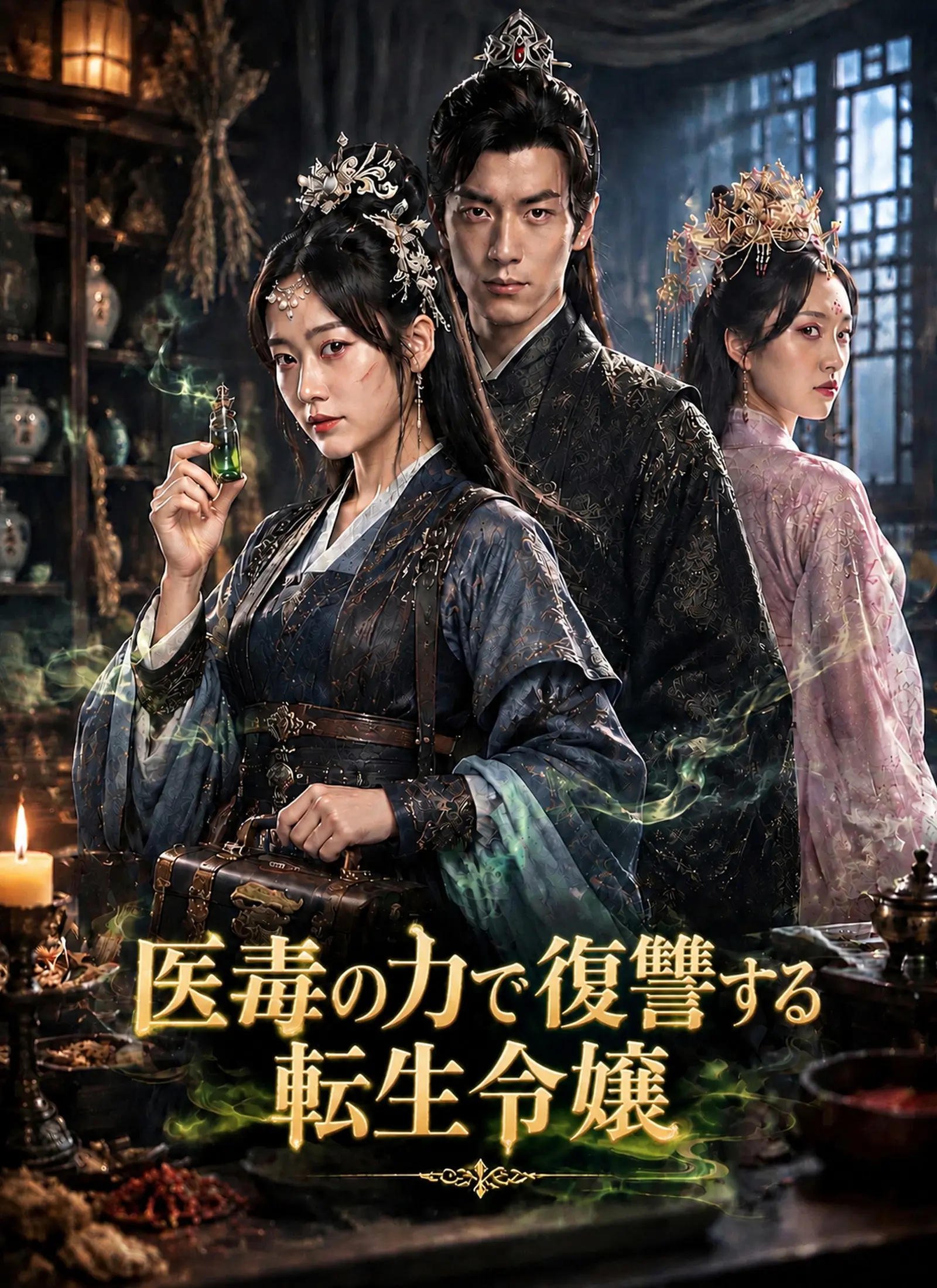 [吹替]医毒の力で復讐する転生令嬢 short drama poster