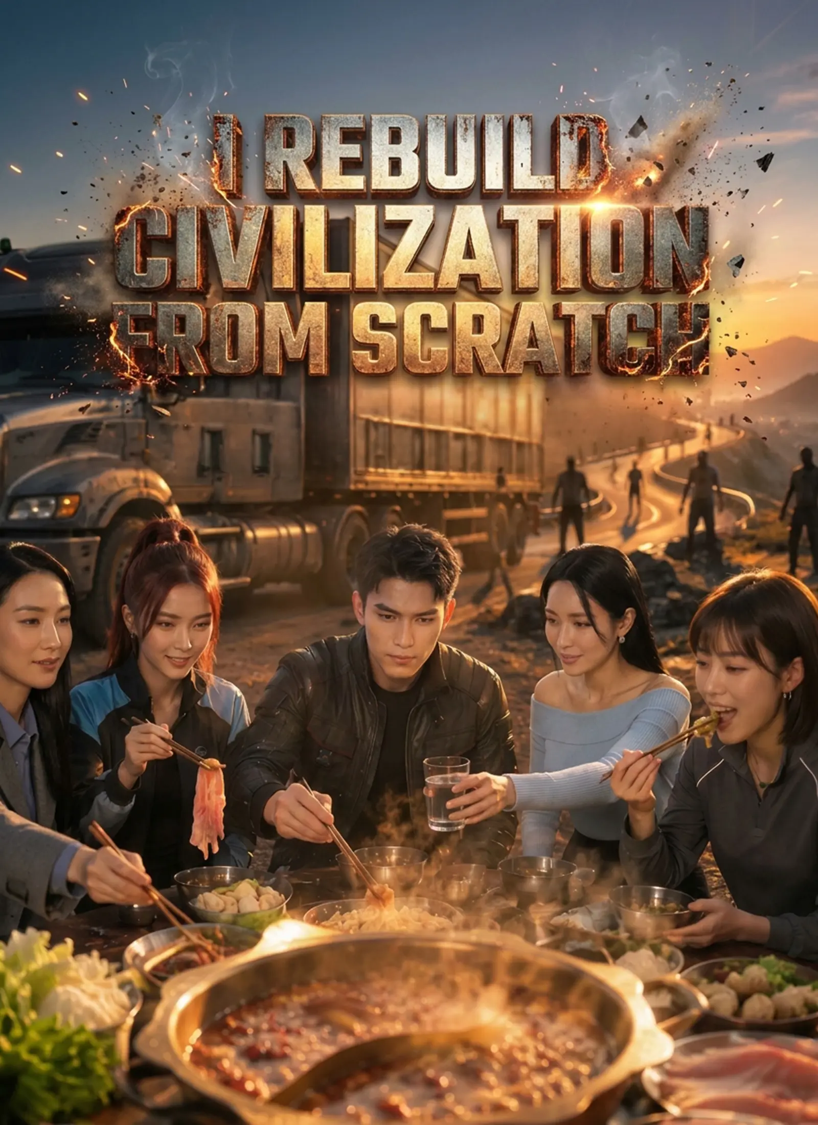 I Rebuild Civilization From Scratch short drama poster