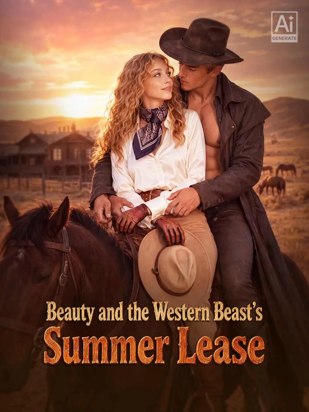 Beauty and the Western Beast's Summer Lease short drama poster