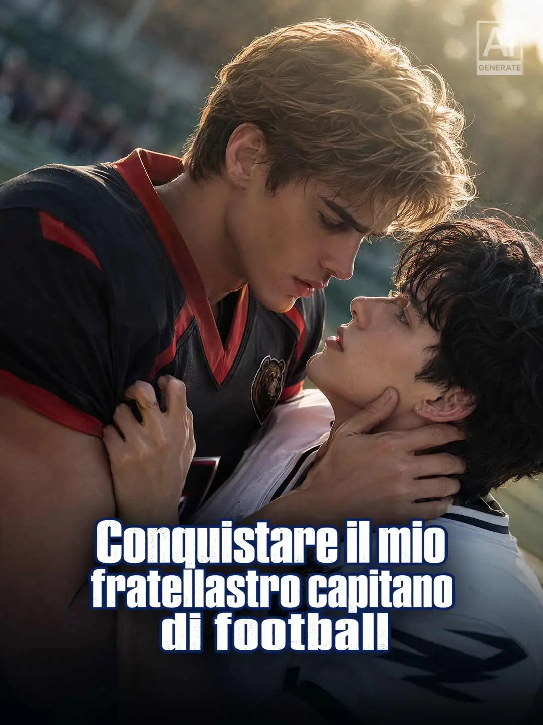 Conquistare il mio fratellastro capitano di football short drama poster