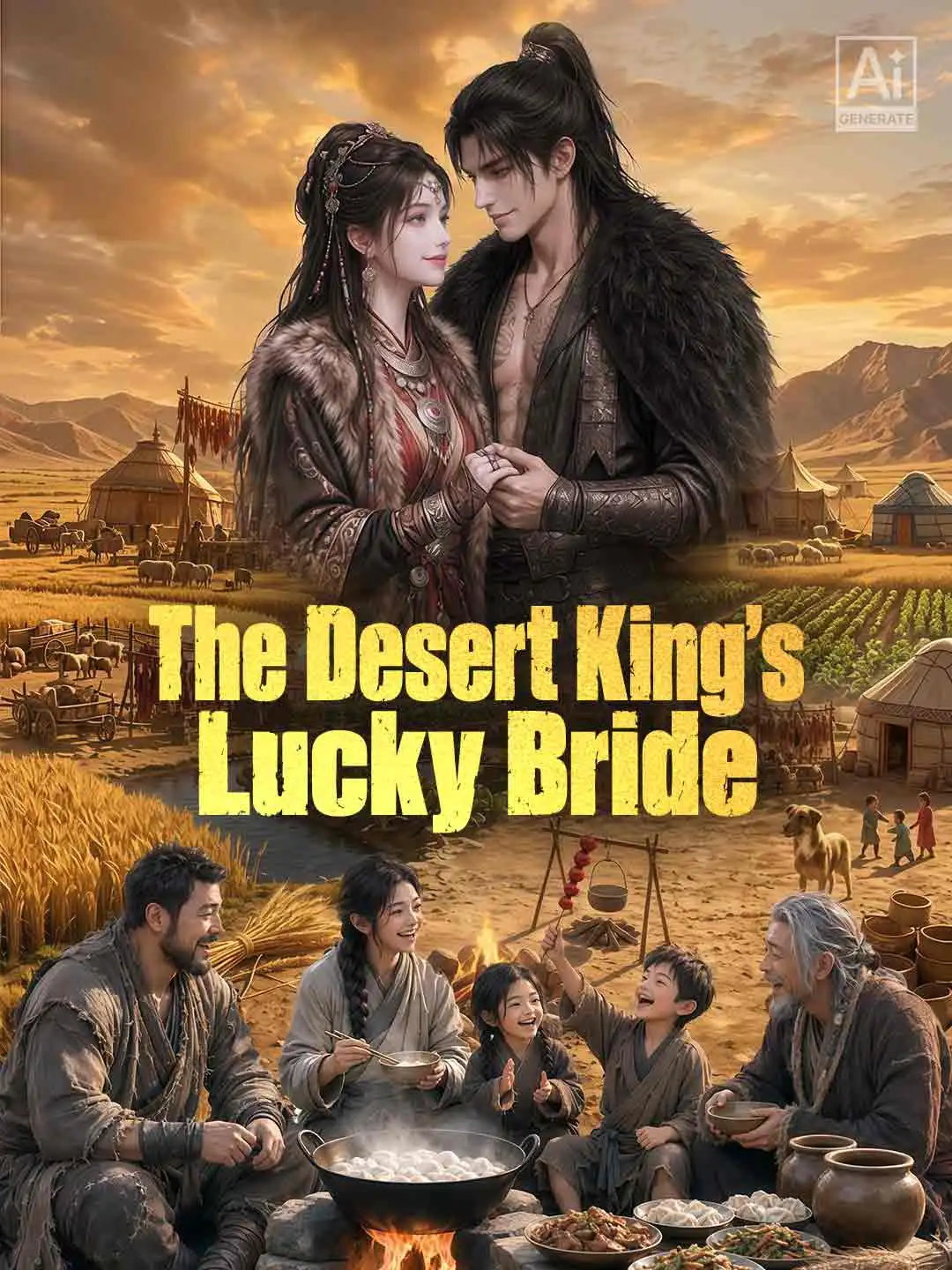 The Desert King's Lucky Bride short drama poster
