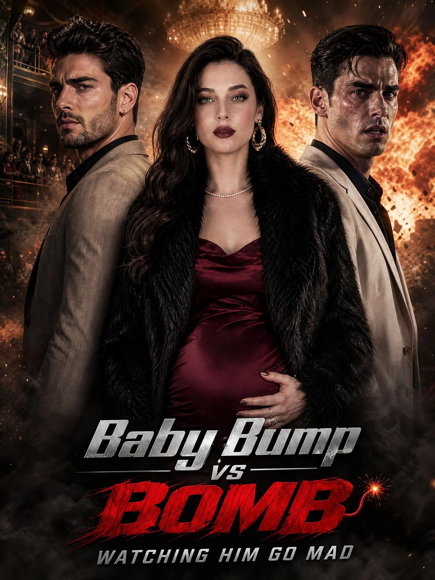 Baby Bump vs Bomb: Watching Him Go Mad short drama poster