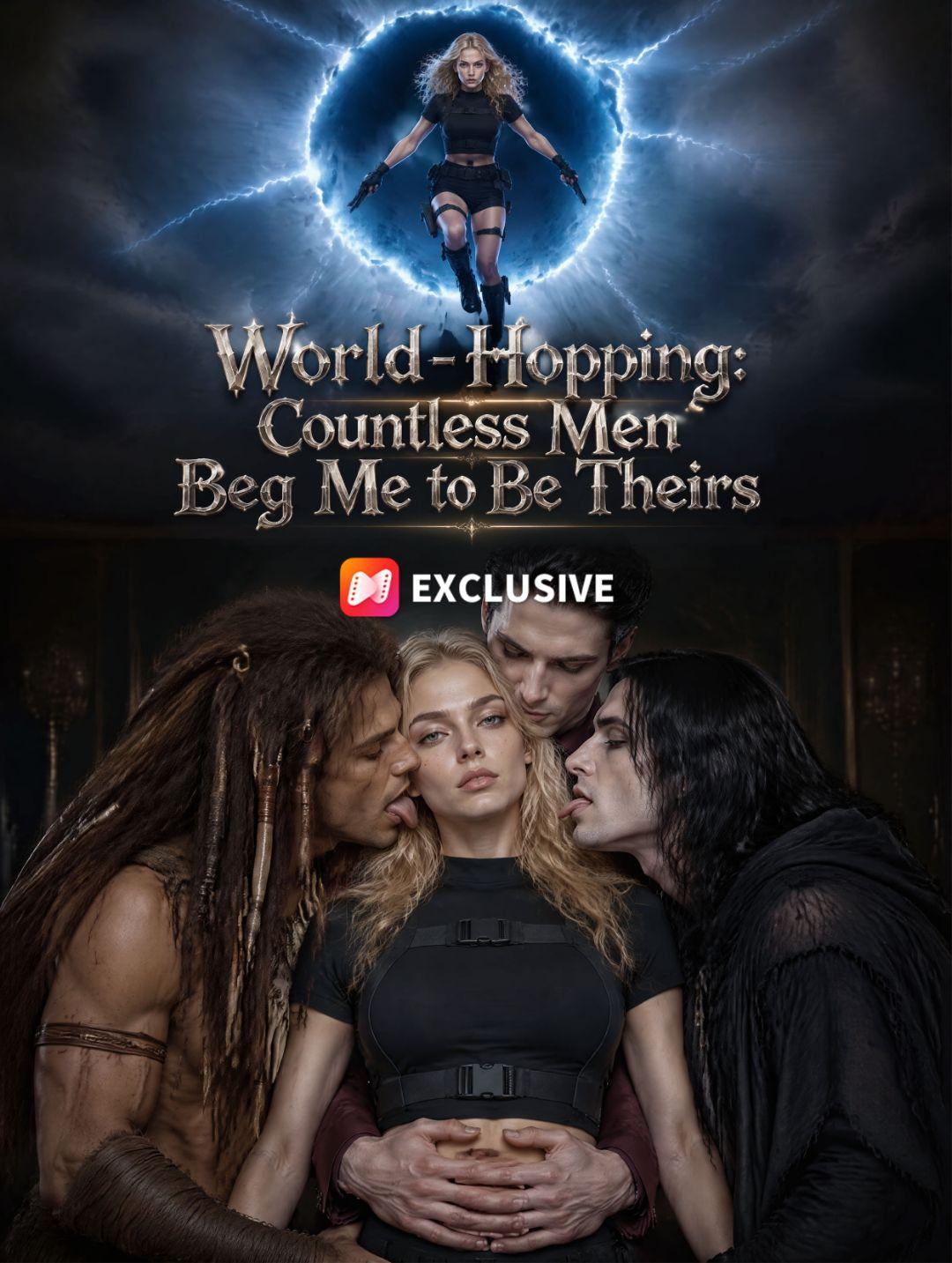 World-Hopping: Countless Men Beg Me to Be Theirs short drama poster