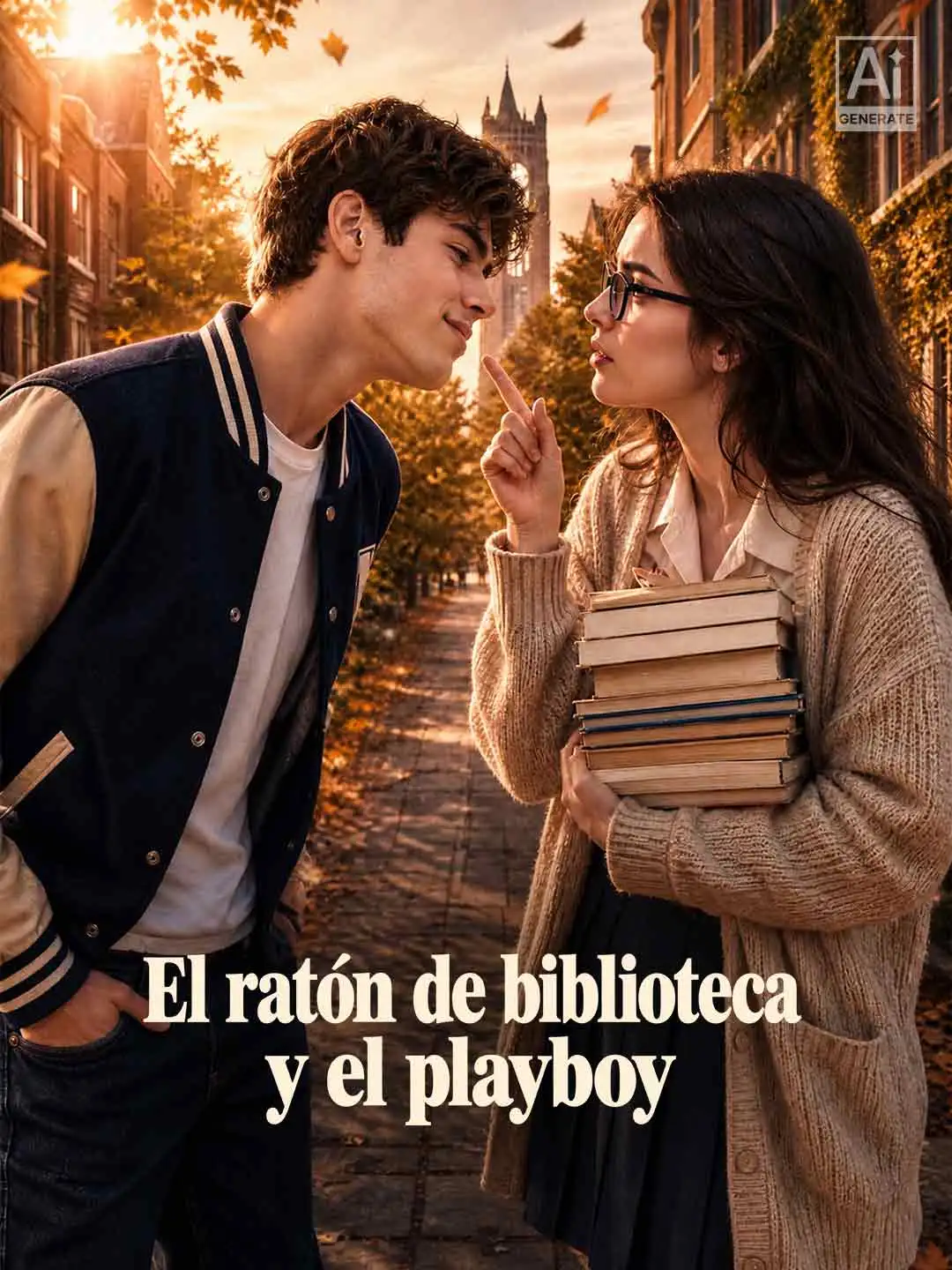 El ratón de biblioteca y el playboy short drama poster